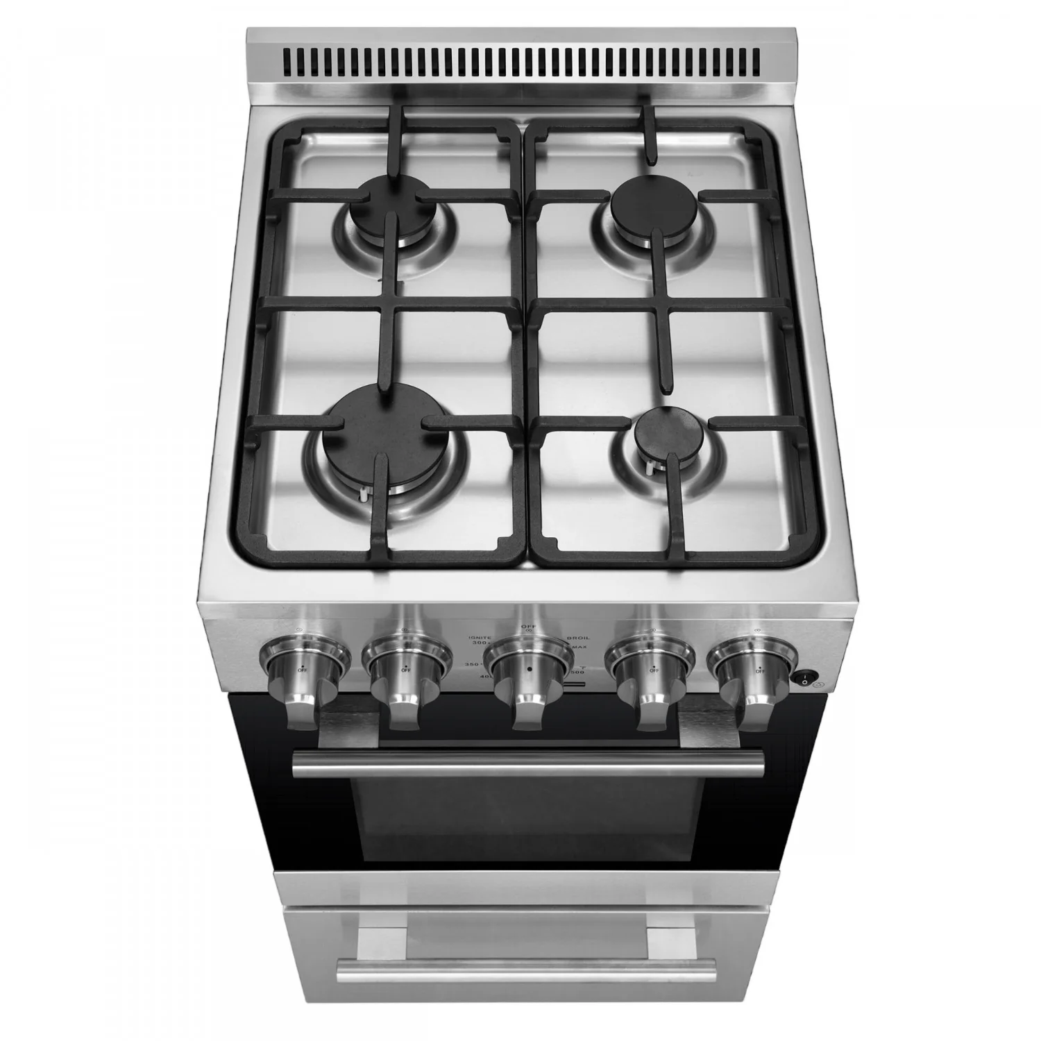Forno Lamazze 20" Stainless Steel Freestanding Gas Range (2.05 Cu. Ft.) - FFSGS6265-20 - Image 9