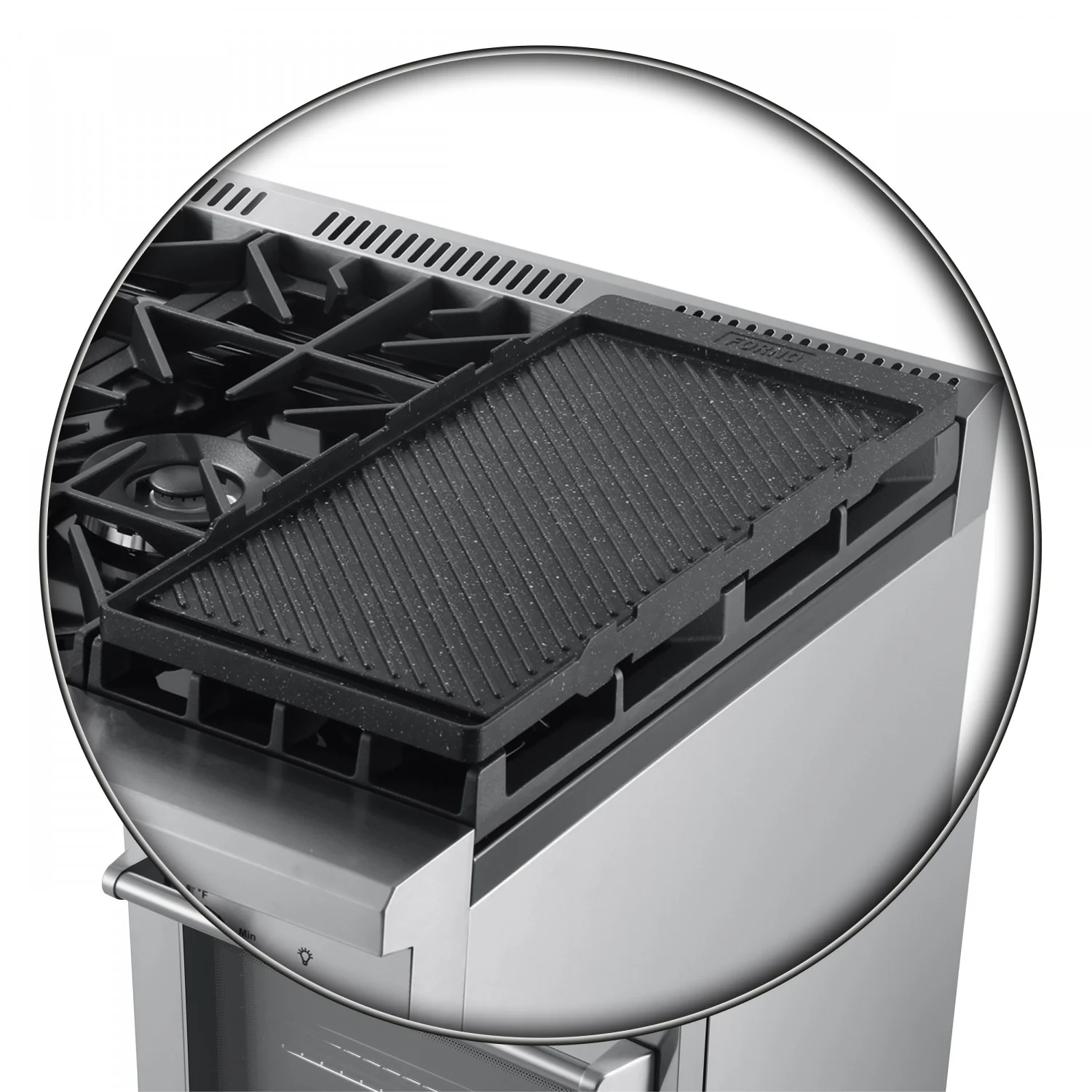 Forno Lazio Stainless Steel Dual Fuel Range with True Convection and Air Fry (4.32 Cu. Ft.) - FFSGS6196-30 - Image 8