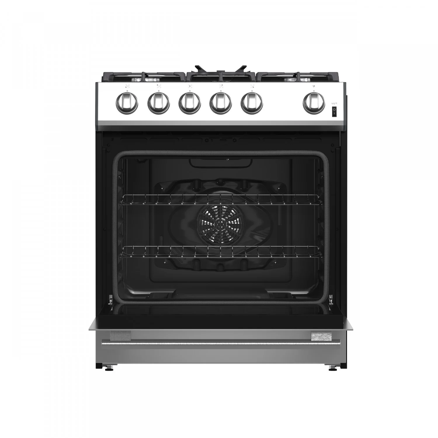Forno Leonardo 30" Stainless Steel Freestanding Gas Range (5.0 Cu. Ft.) - FFSGS1116-30 - Image 2