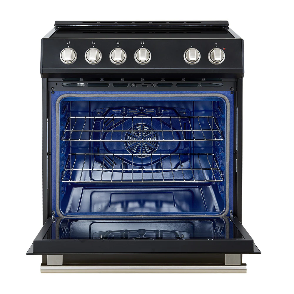 Forno Leonardo Black Slide-In Induction Range (5.0 Cu. Ft.) - FFSIN0982-30BLK - Image 9