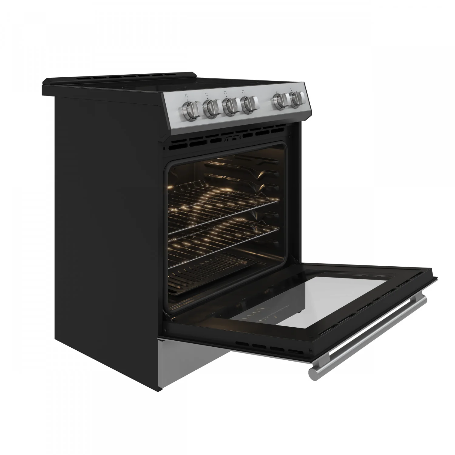 Forno Leonardo Stainless Steel Slide-In Electric Range (5.0 Cu. Ft.) - FFSEL6022-30 - Image 6