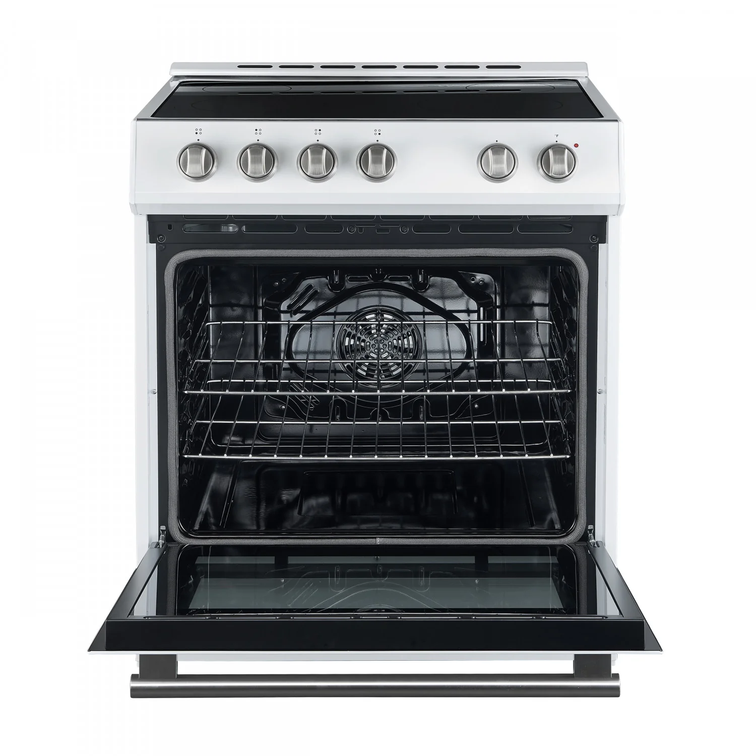 Forno Leonardo White Slide-In Electric Range (5.0 Cu. Ft.) - FFSEL6022-30WHT - Image 10