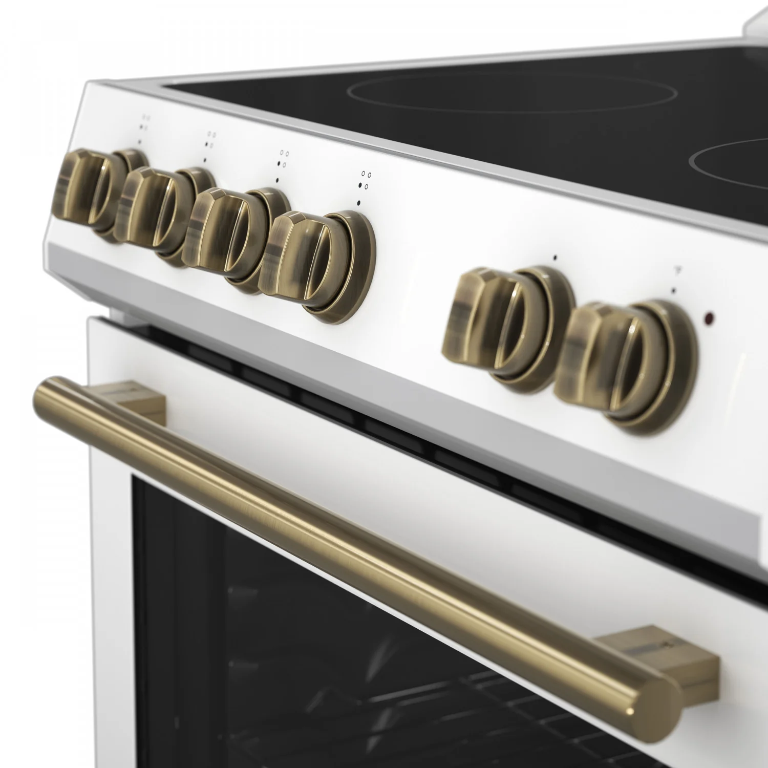 Forno Leonardo White Slide-In Electric Range (5.0 Cu. Ft.) - FFSEL6022-30WHT - Image 12