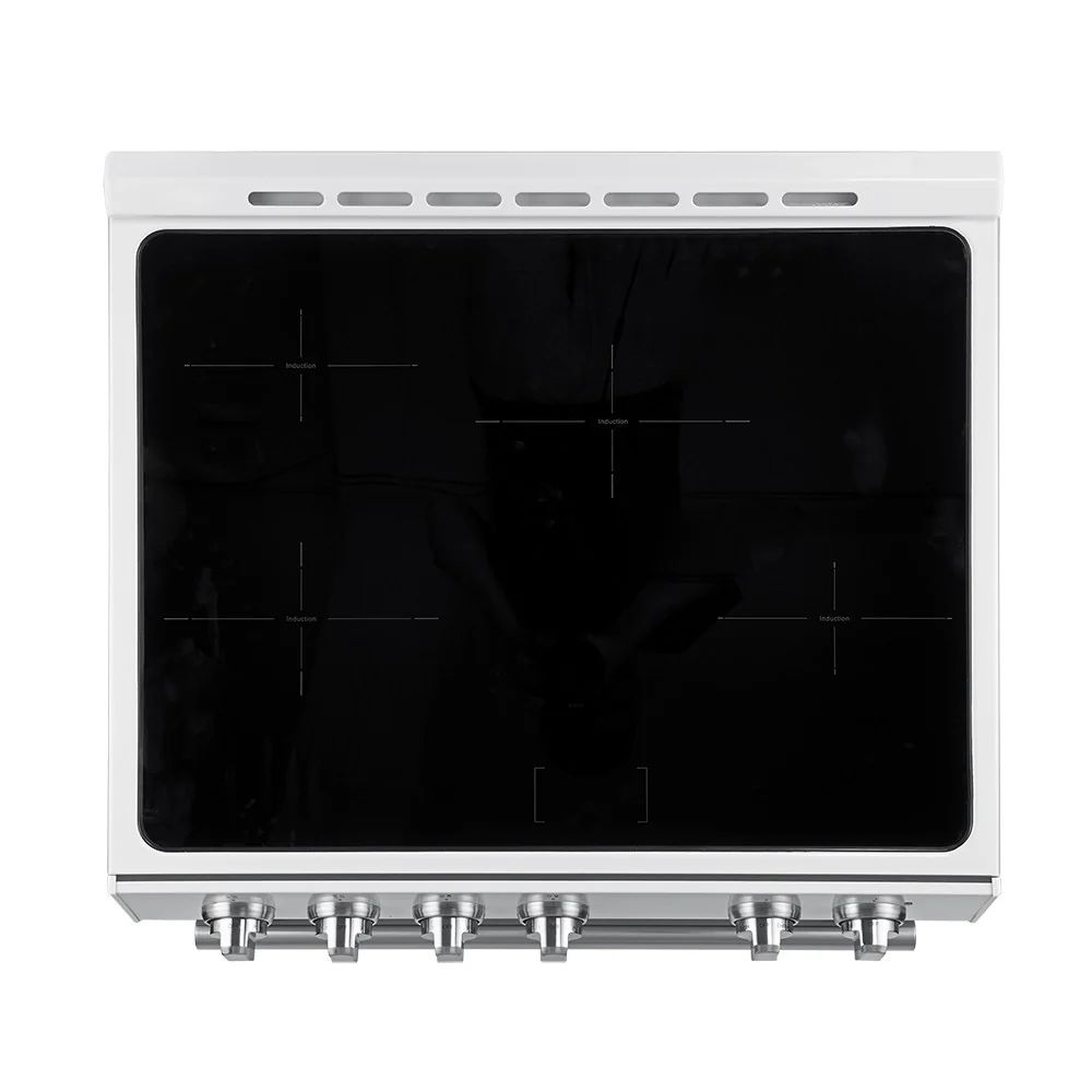 Forno Leonardo White Slide-in Induction Range (5.0 Cu. Ft.) - FFSIN0982-30WHT - Image 12