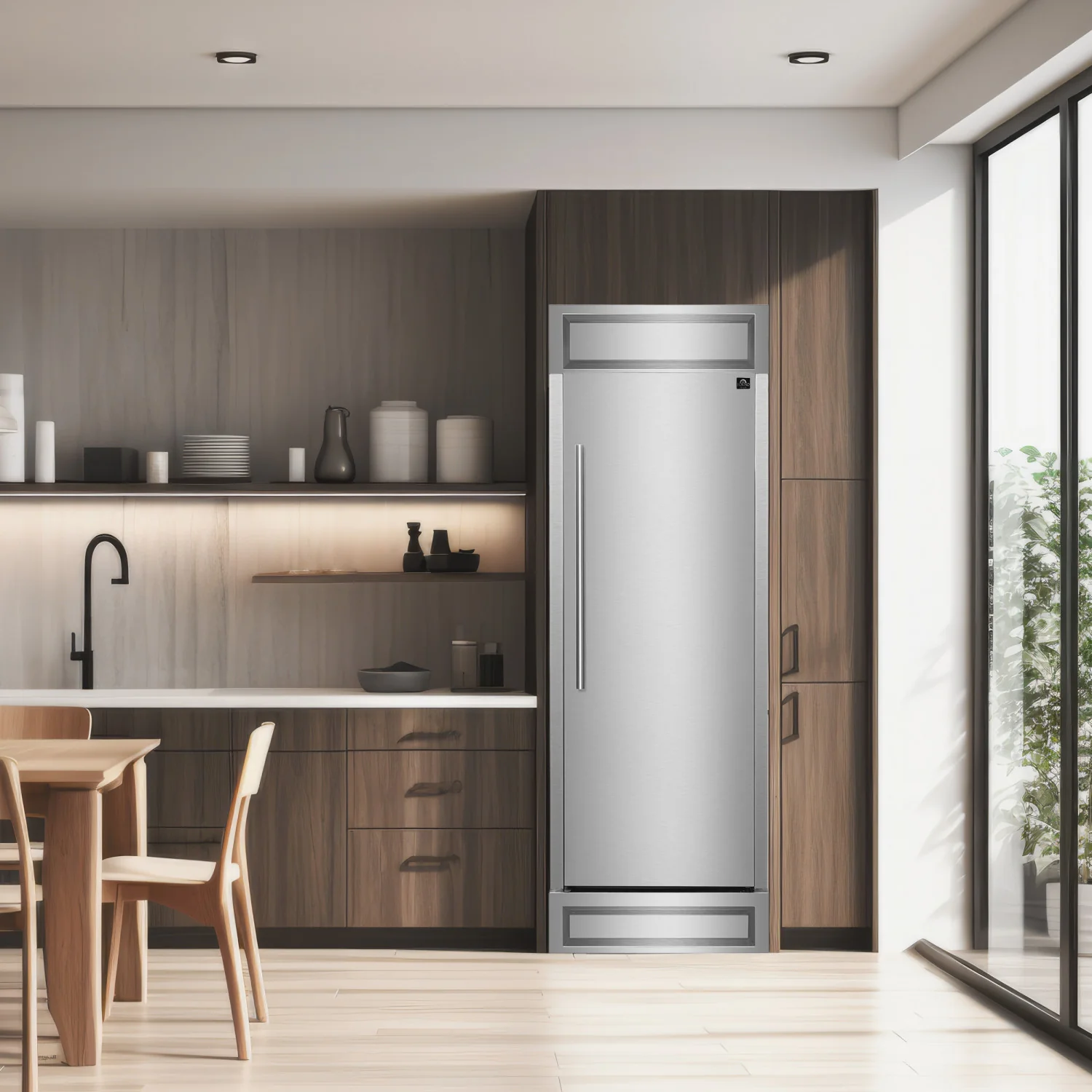Forno Maderno 28" Stainless Steel Built-In Convertible Refrigerator/Freezer with Right Swing Door (13.6 Cu. Ft.) - FFFFD1722-32RS - Image 14