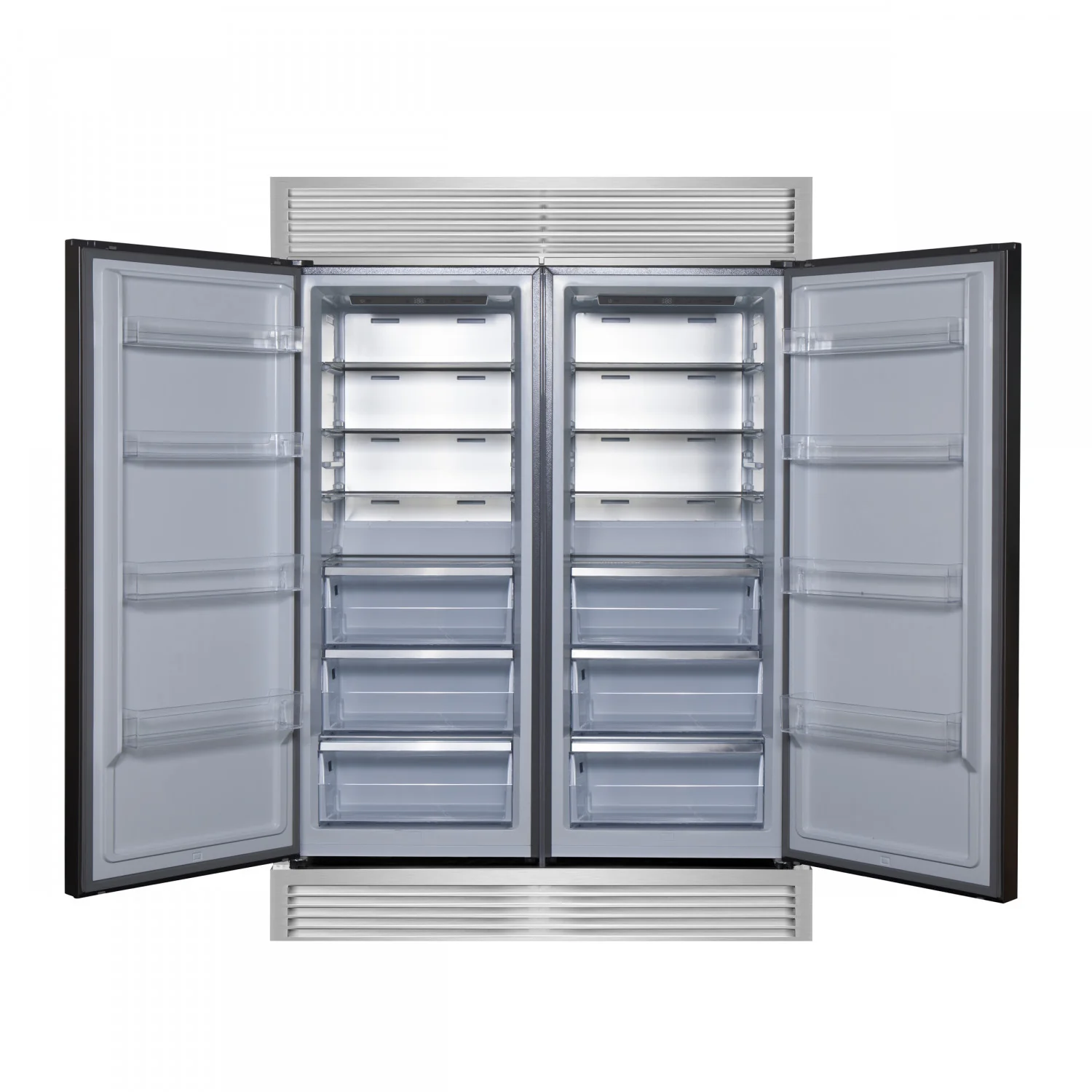 Forno Maderno 60" Stainless Steel 2-piece Built-in Convertible Refrigerator/Freezer (27.2 Cu. Ft.) - FFFFD1722-60SG - Image 2