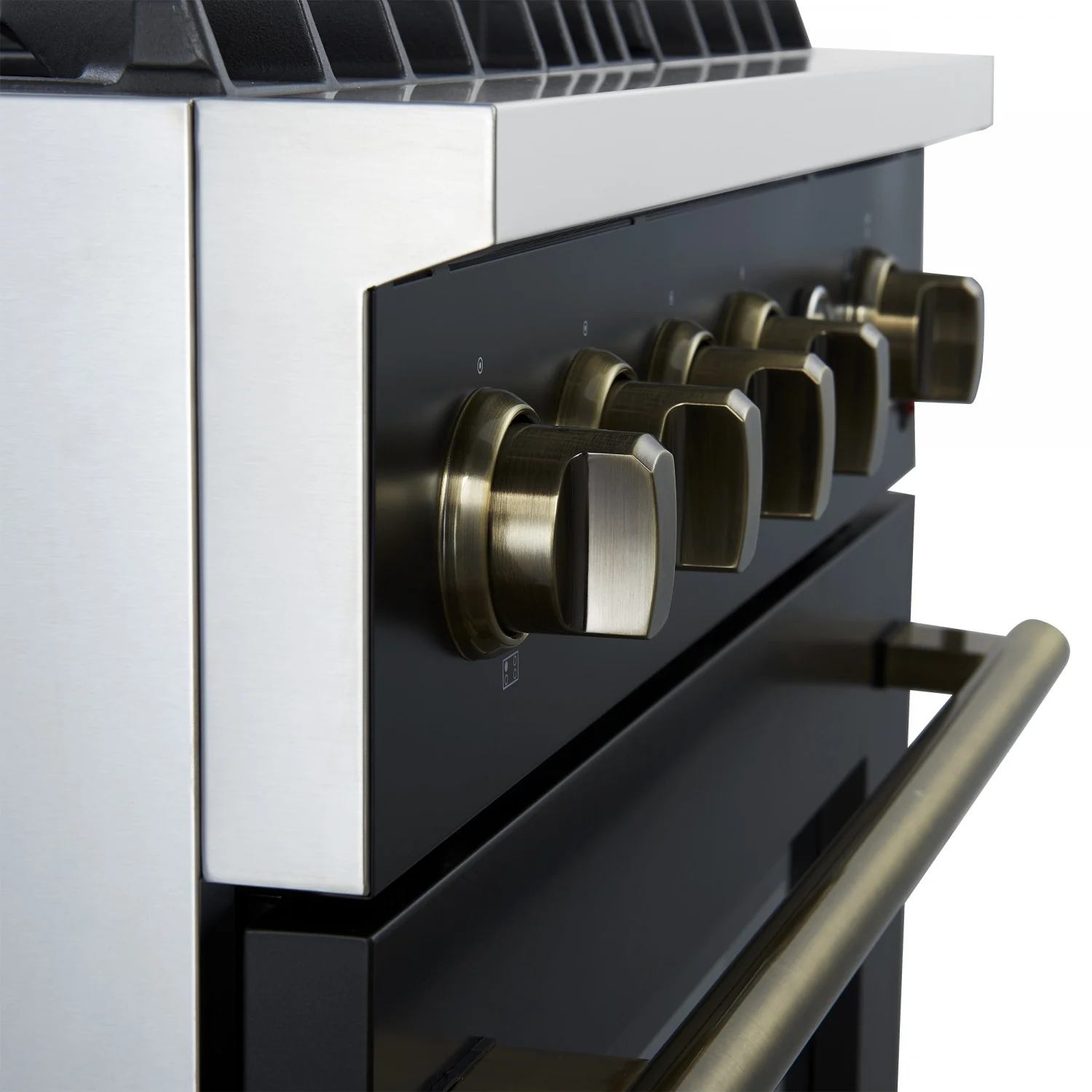 Forno Marco 30" Black Freestanding Gas Range (4.32 Cu. Ft.) - FFSGS6277-30BLK - Image 10