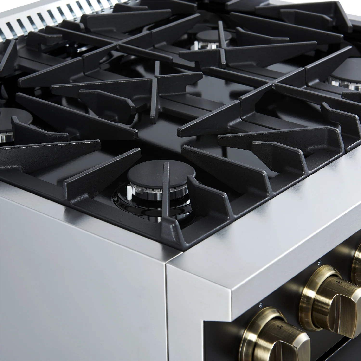 Forno Marco 30" Black Freestanding Gas Range (4.32 Cu. Ft.) - FFSGS6277-30BLK - Image 3