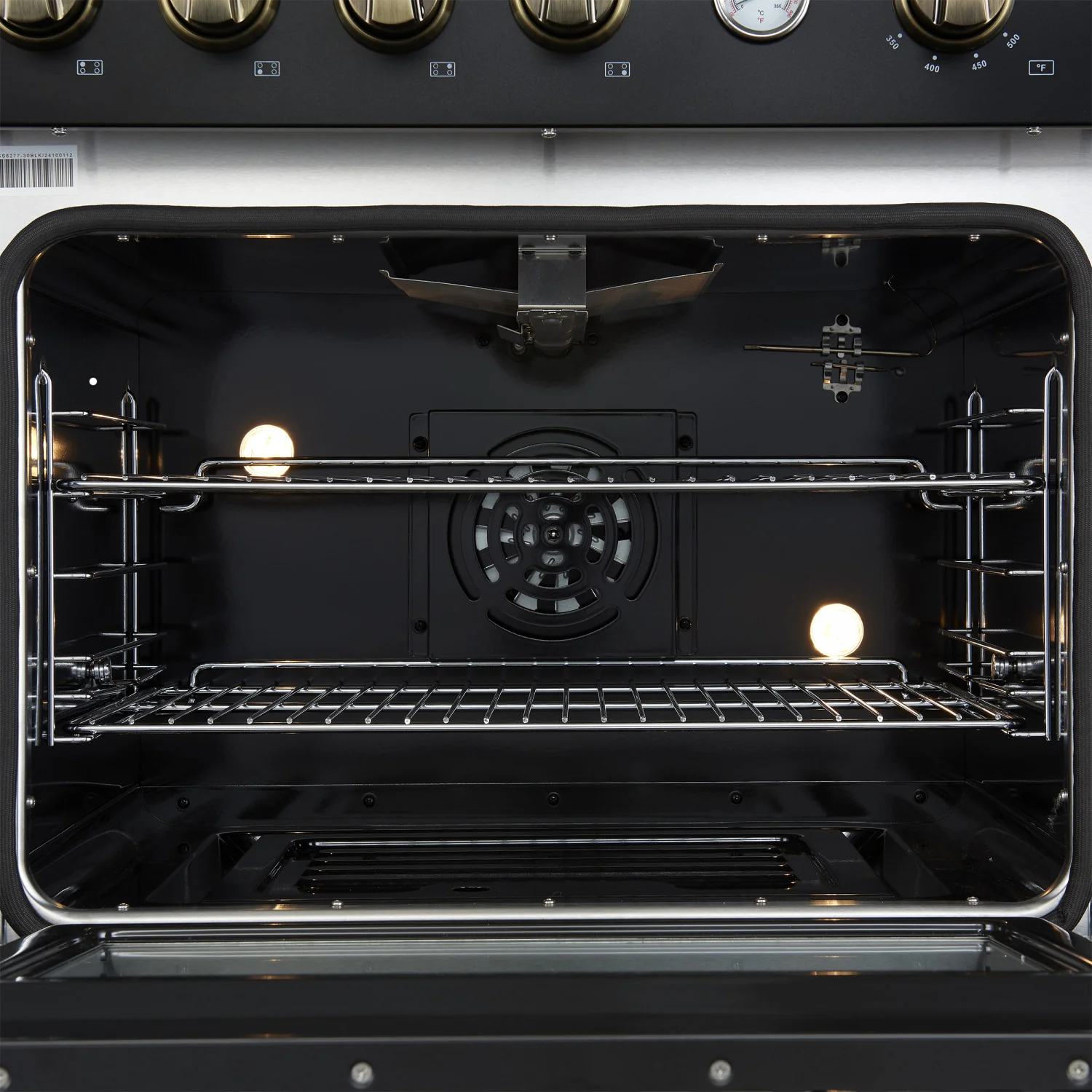 Forno Marco 30" Black Freestanding Gas Range (4.32 Cu. Ft.) - FFSGS6277-30BLK - Image 5