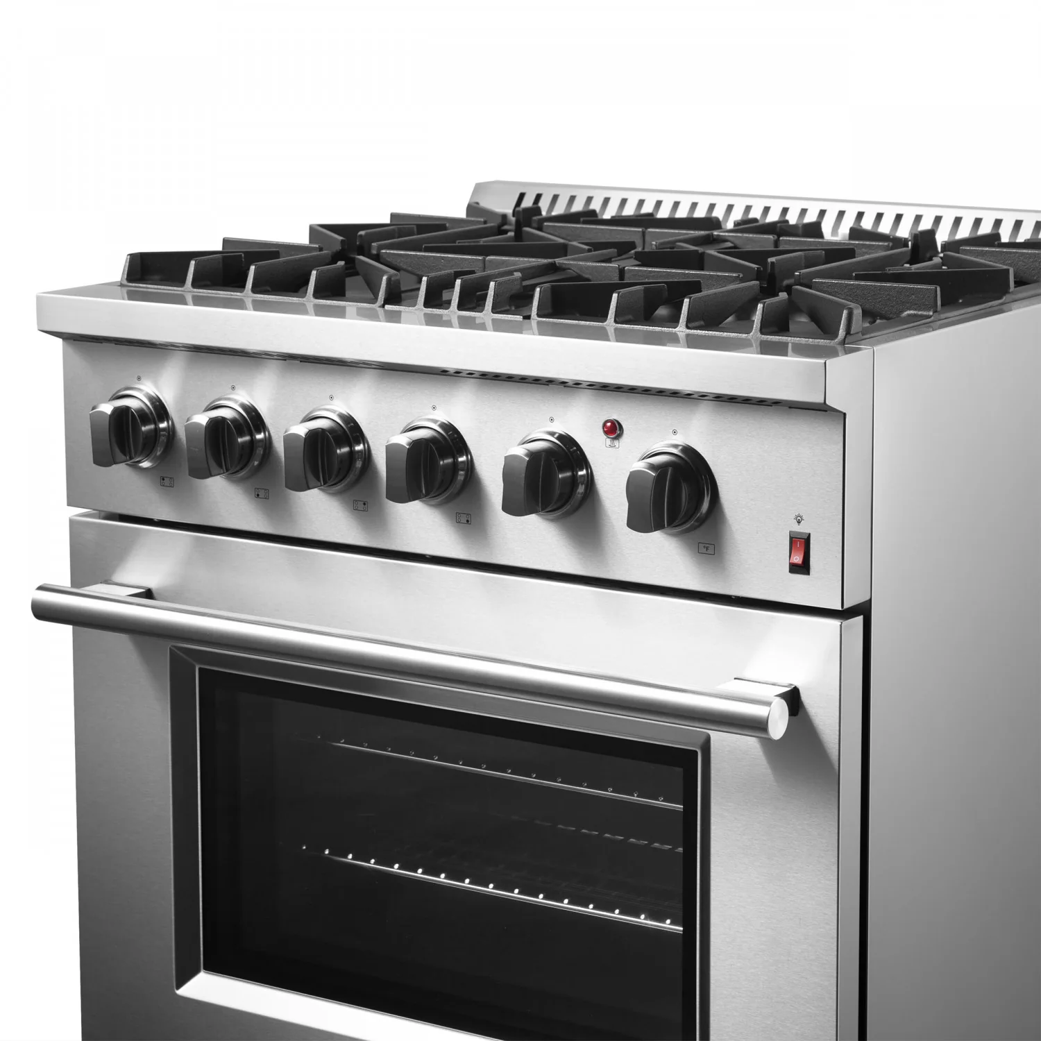 Forno Marco 30" Stainless Steel Dual Fuel Range with True Convection (4.32 Cu. Ft.) - FFSGS6197-30 - Image 11