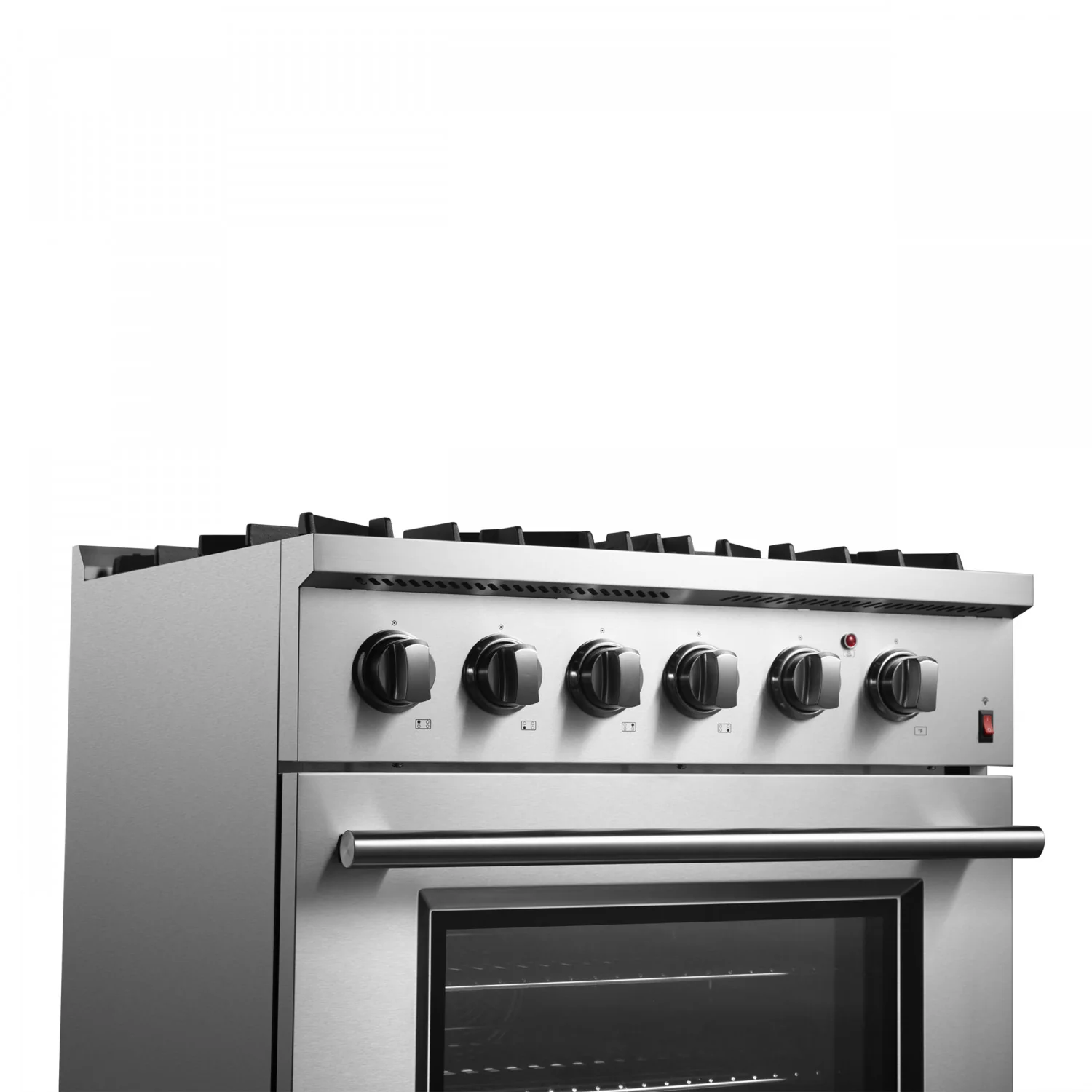 Forno Marco 30" Stainless Steel Dual Fuel Range with True Convection (4.32 Cu. Ft.) - FFSGS6197-30 - Image 5