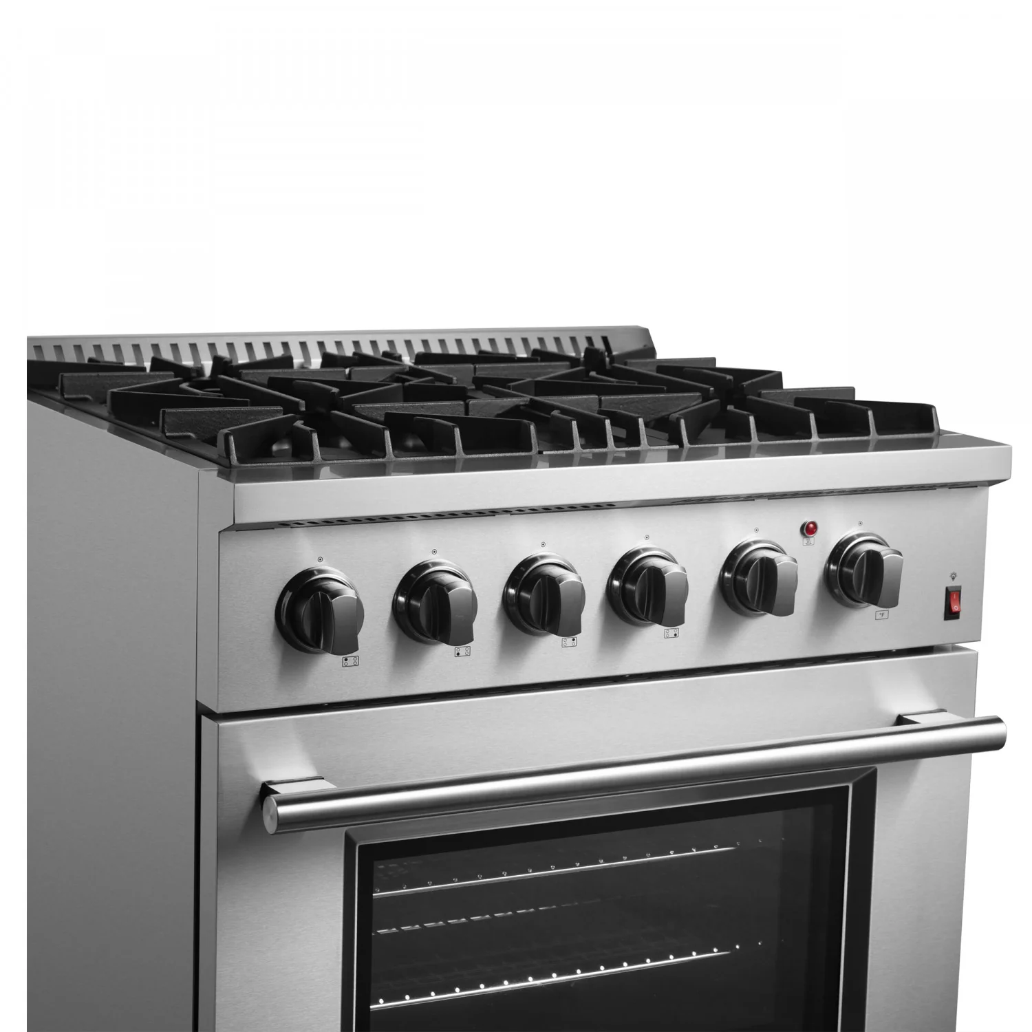 Forno Marco 30" Stainless Steel Dual Fuel Range with True Convection (4.32 Cu. Ft.) - FFSGS6197-30 - Image 6