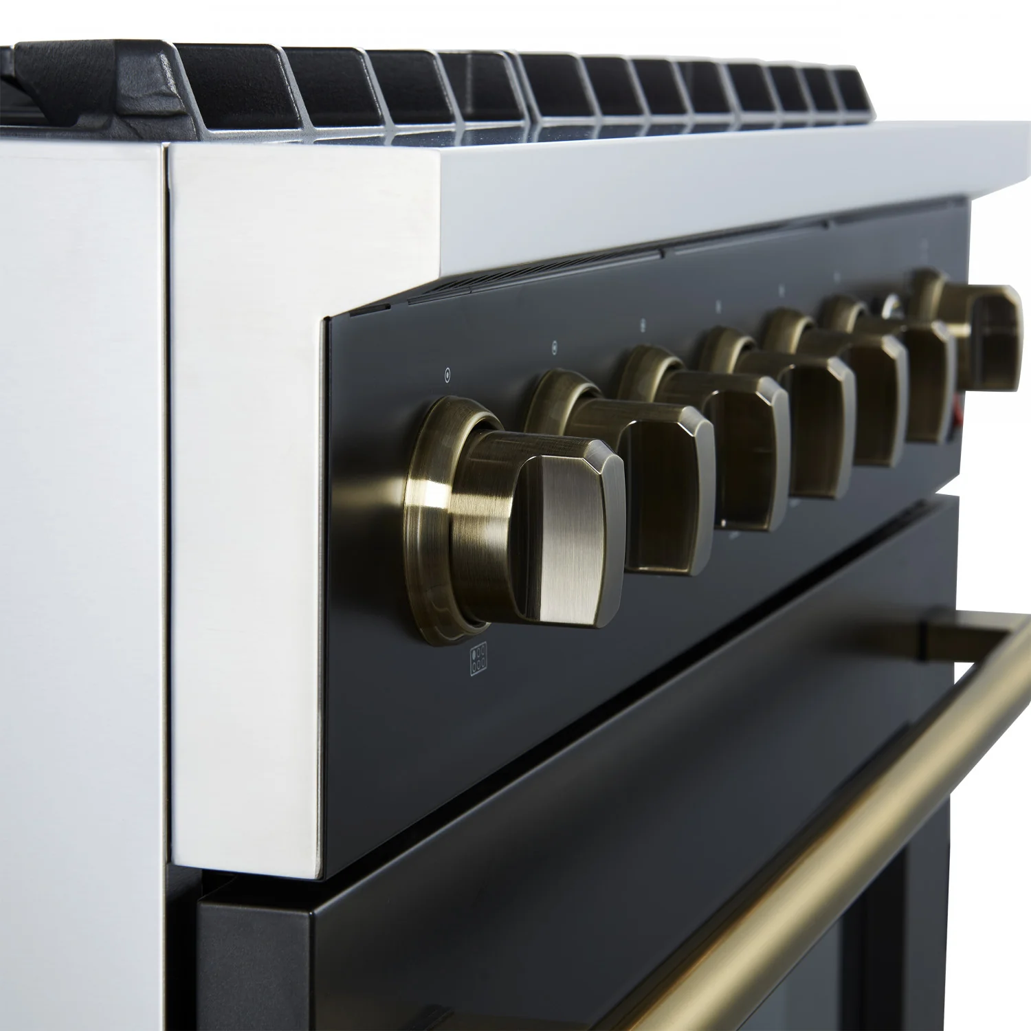 Forno Marco 36" Black Freestanding Gas Range (5.36 Cu. Ft.) - FFSGS6277-36BLK - Image 5