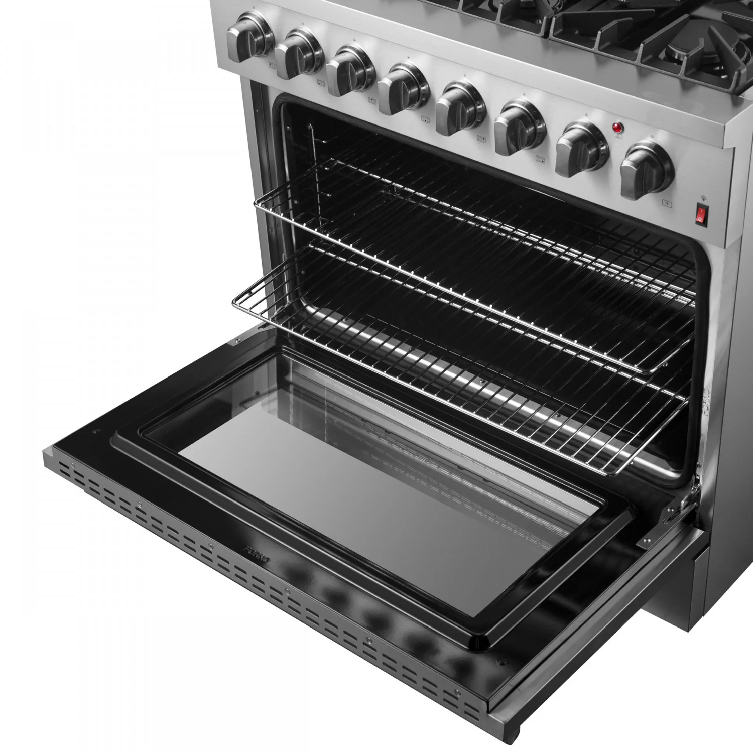 Forno Marco 36" Stainless Steel Dual Fuel Range with True Convection (5.36 Cu. Ft.) - FFSGS6197-36 - Image 16