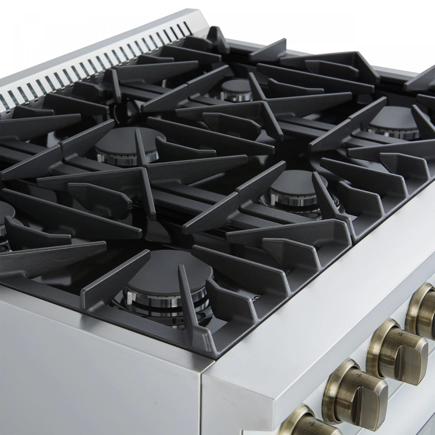 Forno Marco 36" White Freestanding Gas Range (5.36 Cu. Ft.) - FFSGS6277-36WHT - Image 4
