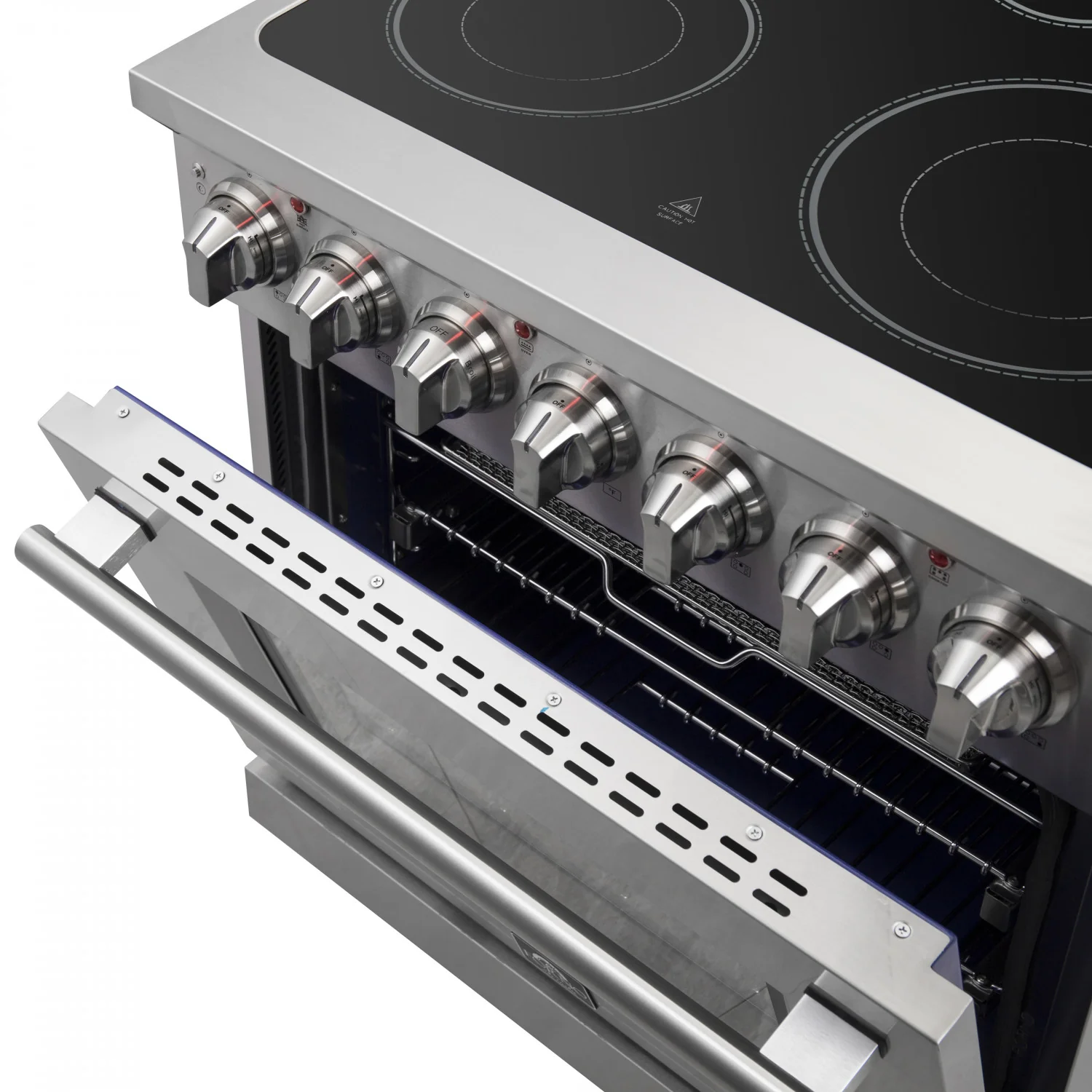 Forno Massimo 30" Stainless Steel Freestanding Electric Range with True Convection and Air Fry (4.32 Cu. Ft.) - FFSEL6020-30 - Image 12