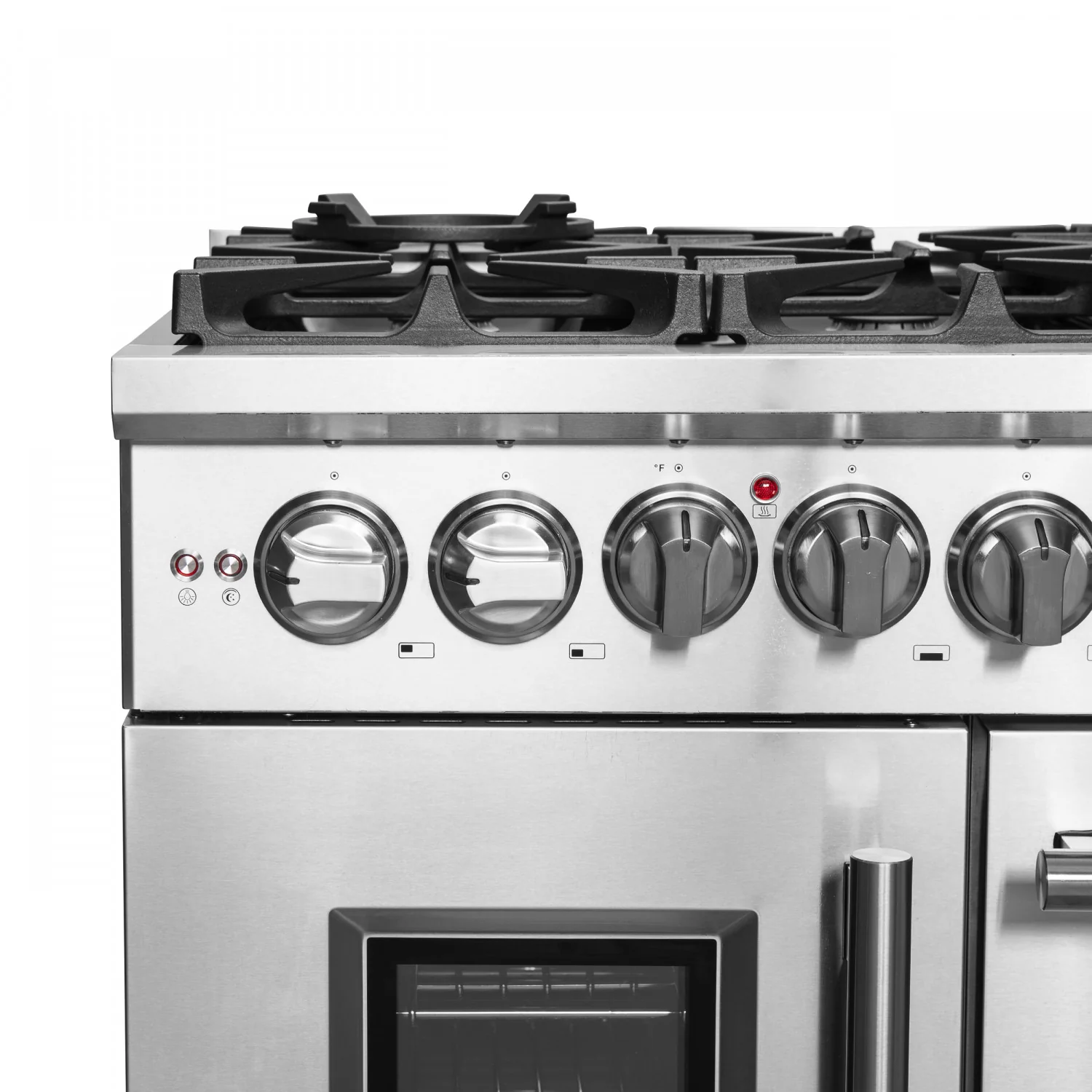 Forno Massimo 48" Stainless Steel Freestanding Dual Fuel Double Oven Range with Air Fry (6.58 Cu. Ft.) - FFSGS6325-48 - Image 7