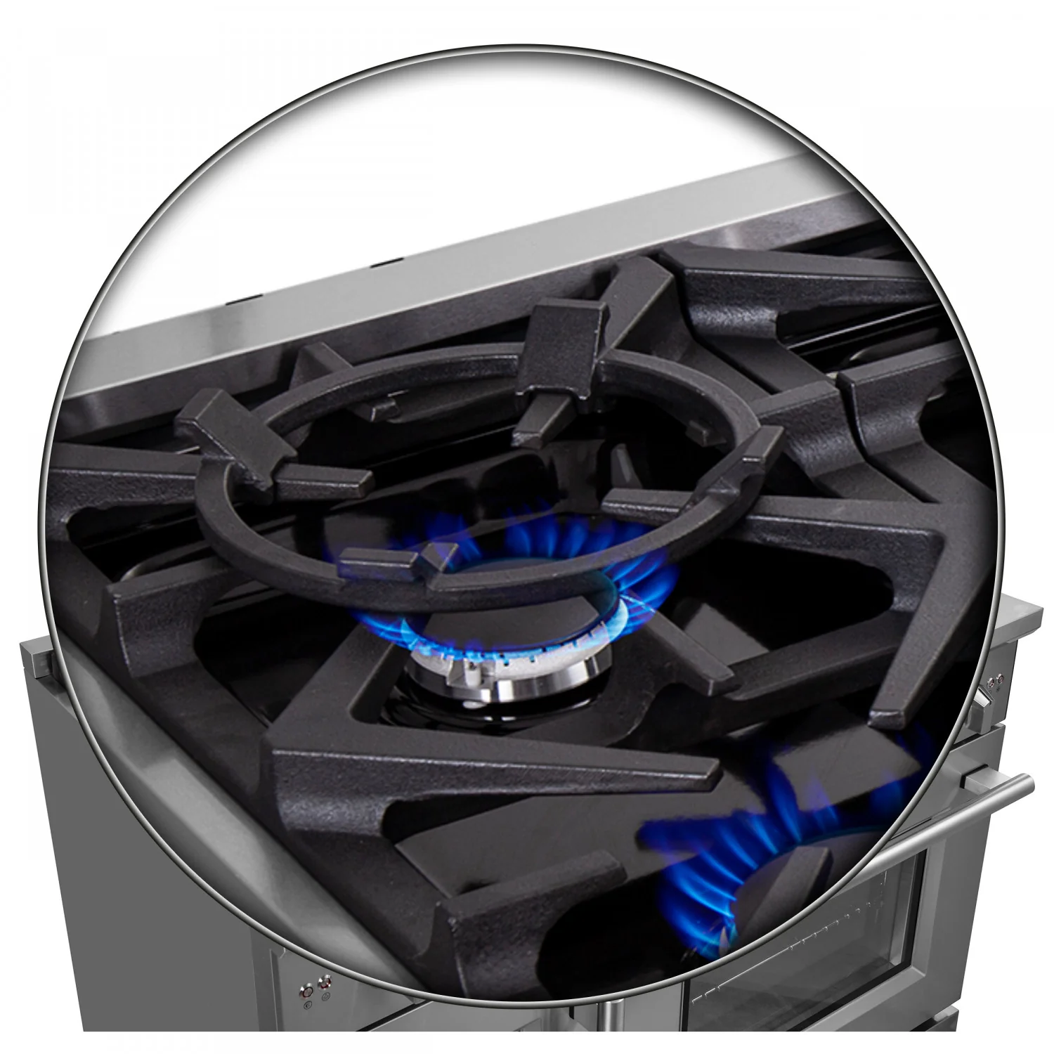 Forno Massimo 48" Stainless Steel Freestanding Double Oven Gas Range (6.58 Cu. Ft.) - FFSGS6439-48 - Image 18