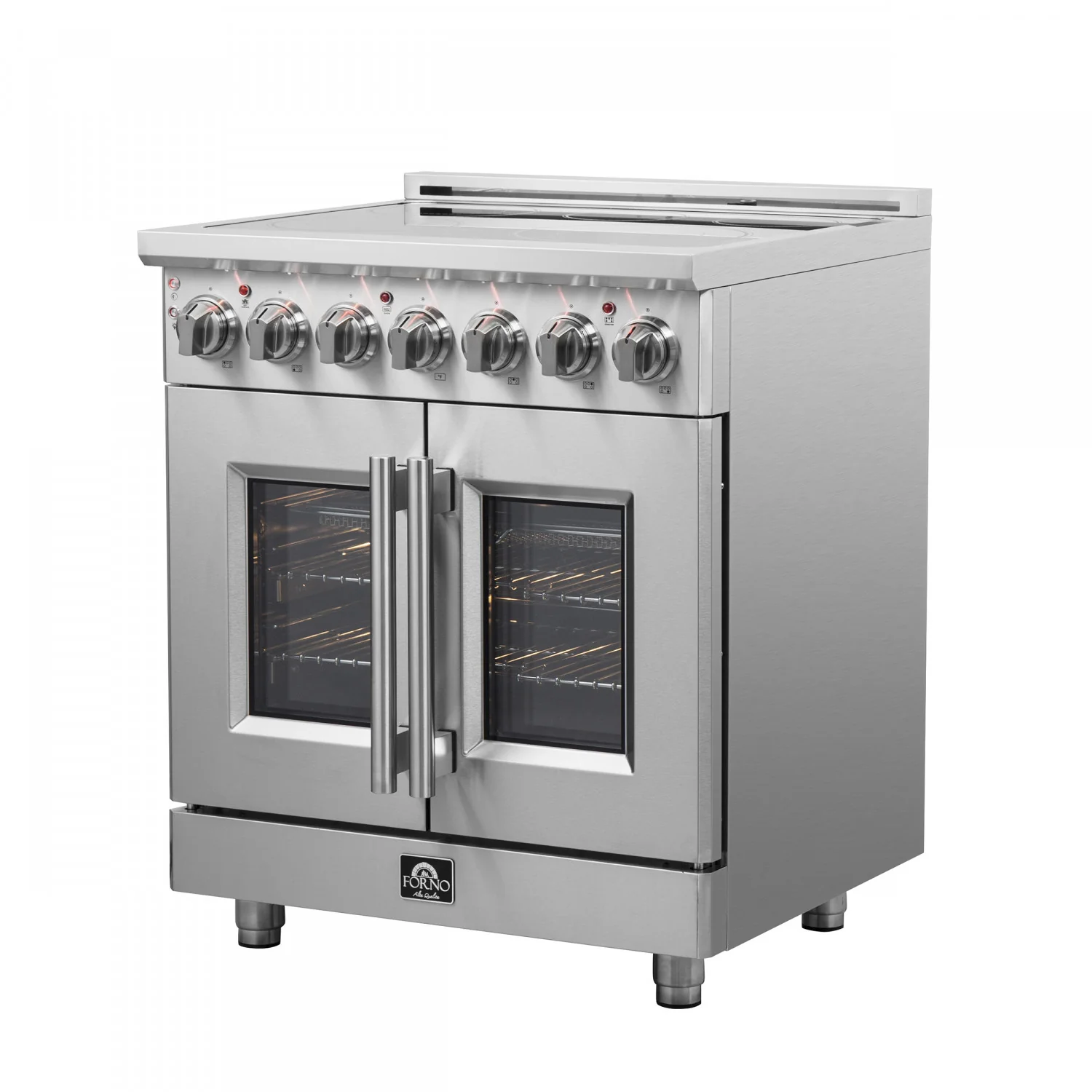 Forno Massimo Stainless Steel Freestanding Electric Range with Air Fryer (4.32 Cu. Ft.) - FFSEL6955-30 - Image 2