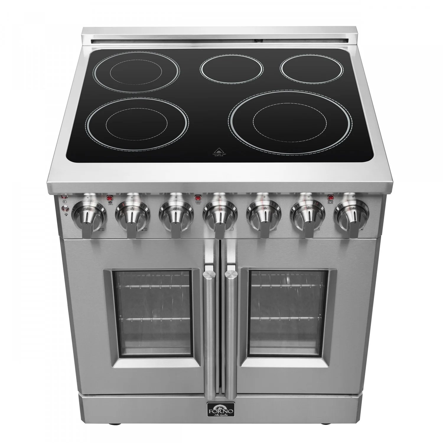 Forno Massimo Stainless Steel Freestanding Electric Range with Air Fryer (4.32 Cu. Ft.) - FFSEL6955-30 - Image 4