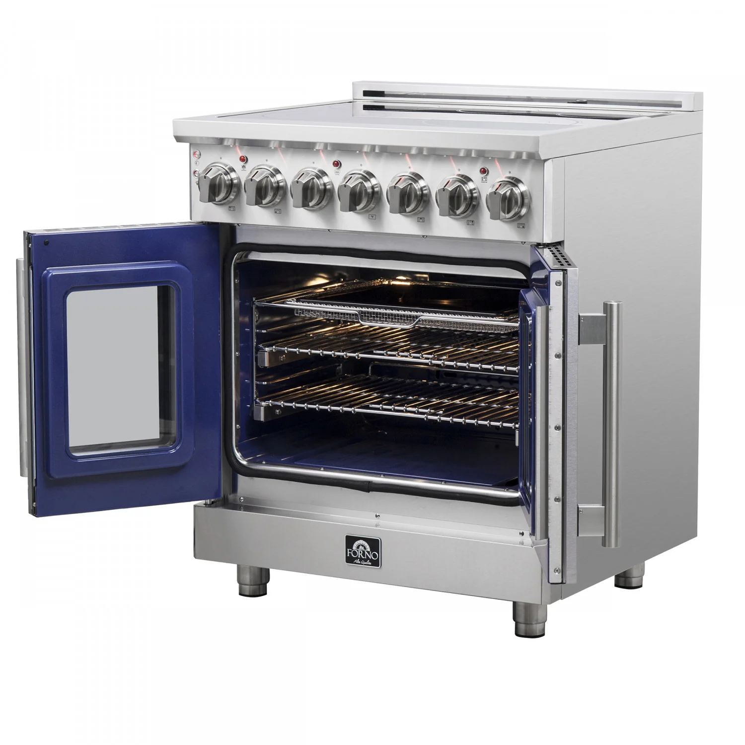 Forno Massimo Stainless Steel Freestanding Electric Range with Air Fryer (4.32 Cu. Ft.) - FFSEL6955-30 - Image 5