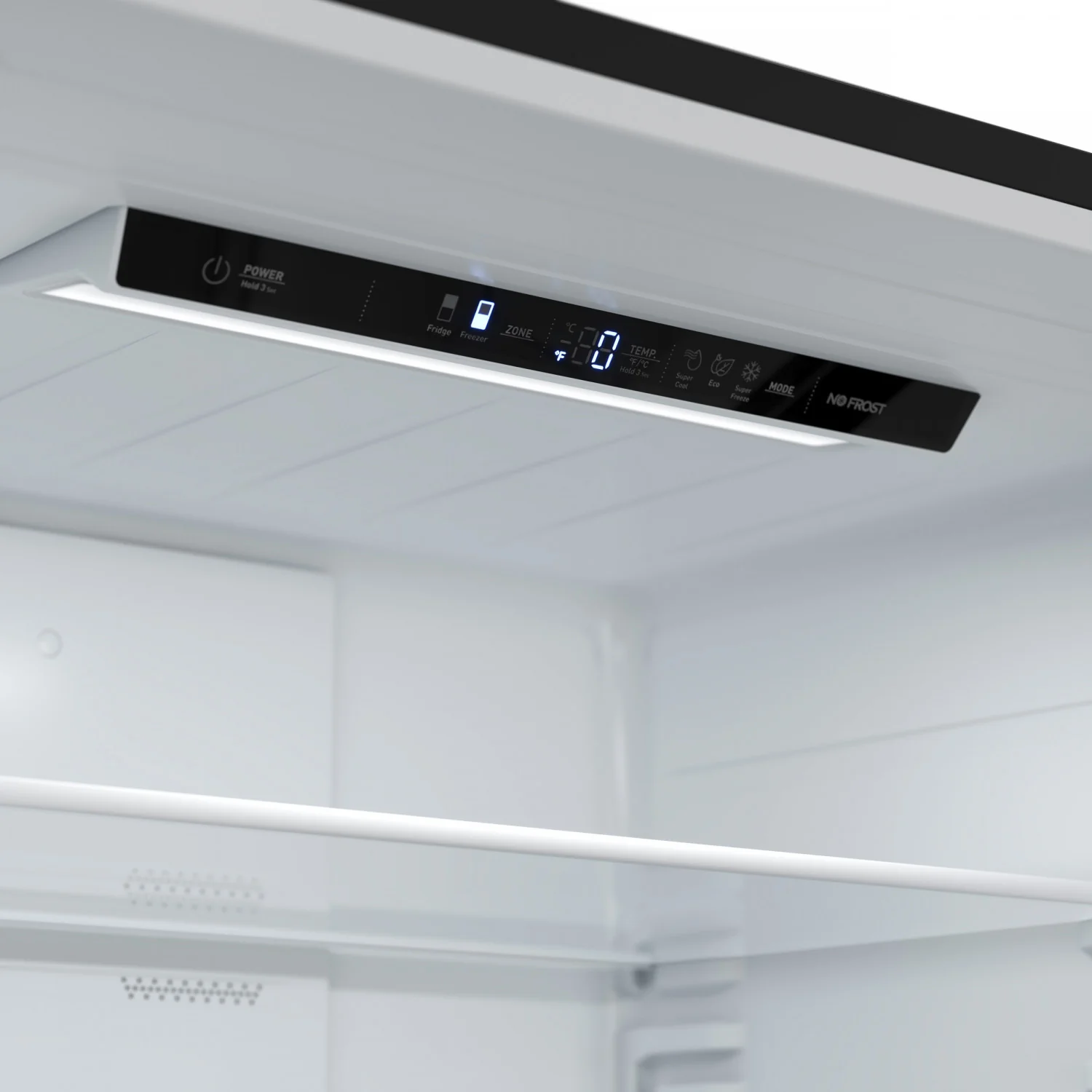 Forno Milano 31" 17.2 Cu.Ft. Black Bottom Freezer Refrigerator with Right Swing Door - FFFFD1785-31BLK - Image 7