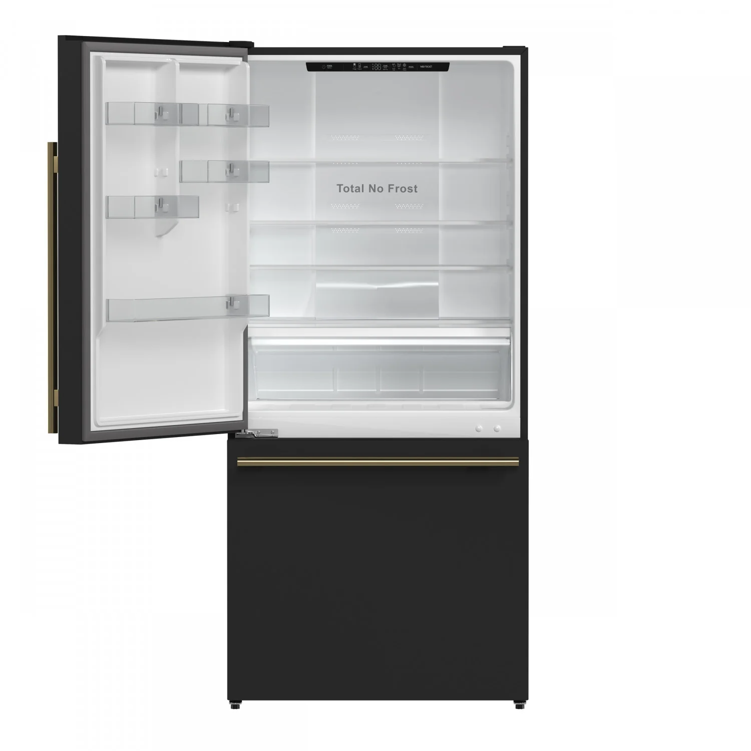 Forno Milano 62" Black 2-piece Freestanding Dual Bottom Freezer Refrigerator (34.4 Cu. Ft.) - FFFFD1787-60BLK - Image 11