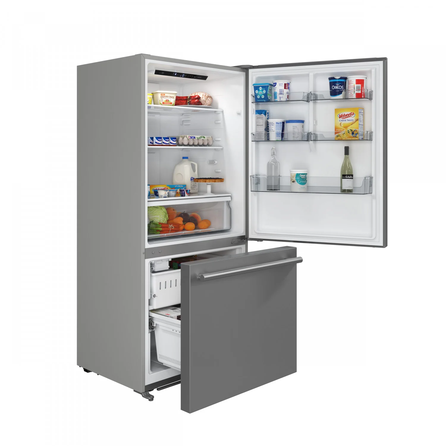Forno Milano 62" Stainless Steel 2-piece Freestanding Dual Bottom Freezer Refrigerator (34.4 Cu. Ft.) - FFFFD1787-60S - Image 20