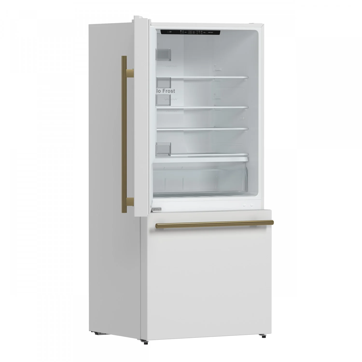 Forno Milano 62" White 2-piece Freestanding Dual Bottom Freezer Refrigerator (34.4 Cu. Ft.) - FFFFD1787-60WHT - Image 18