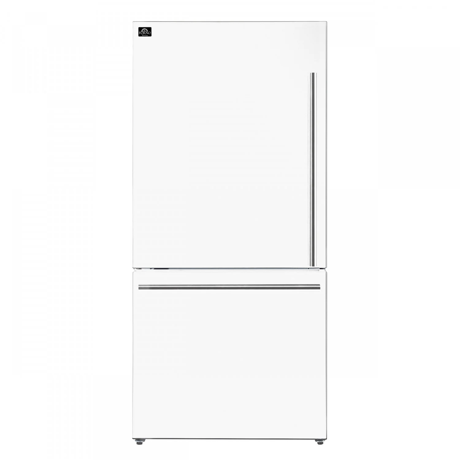 Forno Milano 62" White 2-piece Freestanding Dual Bottom Freezer Refrigerator (34.4 Cu. Ft.) - FFFFD1787-60WHT - Image 3