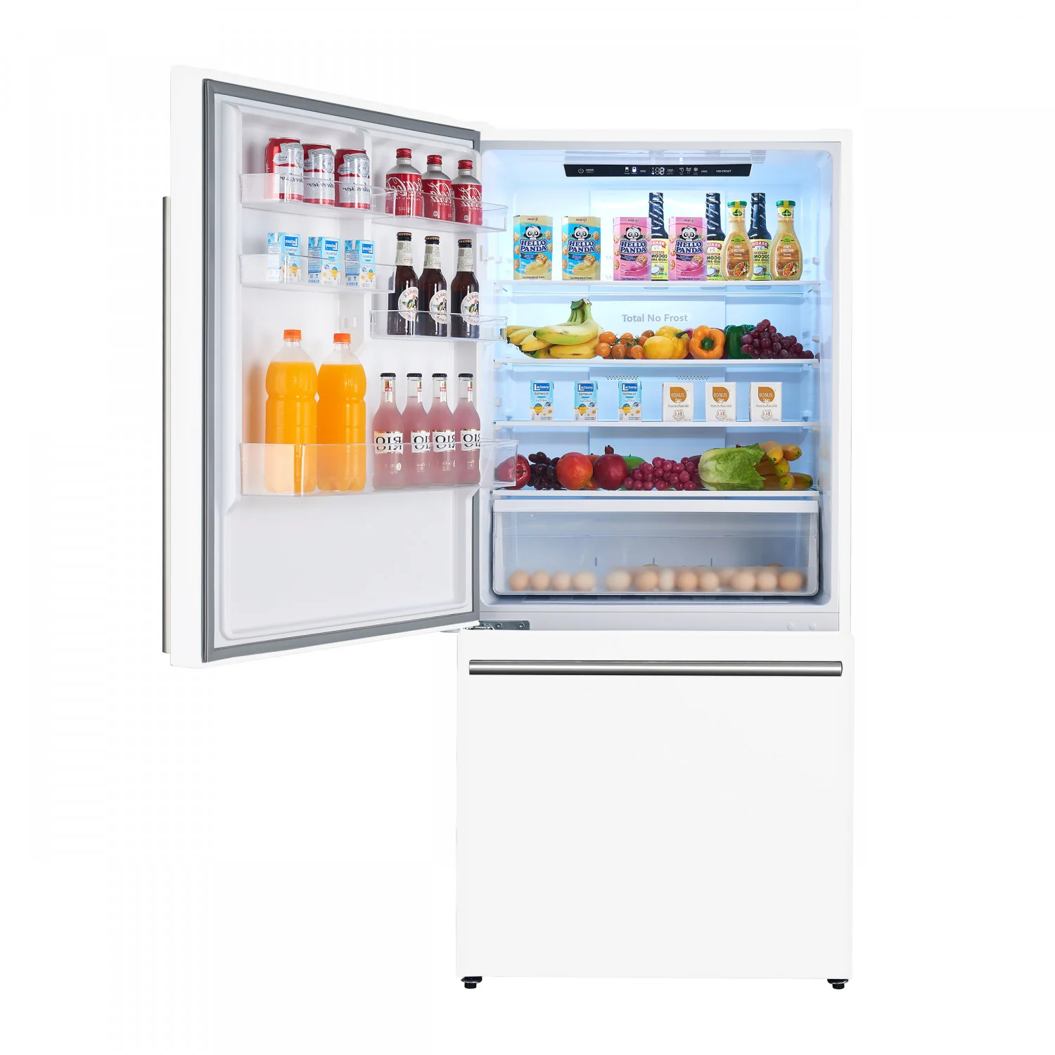 Forno Milano 62" White 2-piece Freestanding Dual Bottom Freezer Refrigerator (34.4 Cu. Ft.) - FFFFD1787-60WHT - Image 9