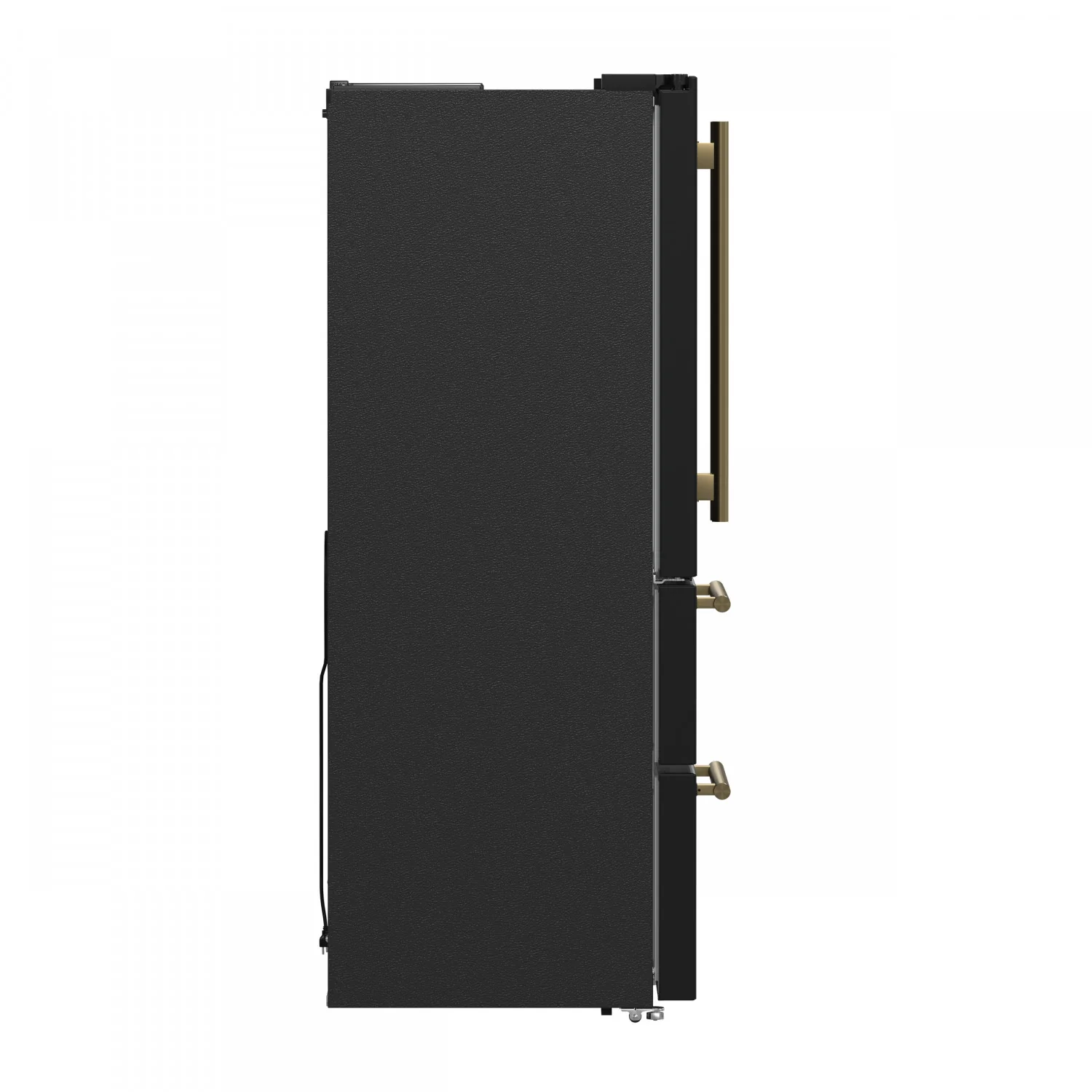 Forno Moena 36" 19.2 Cu.Ft. Black Counter-Depth French Door Refrigerator with Ice Maker - FFRBI1820-36BLK - Image 3