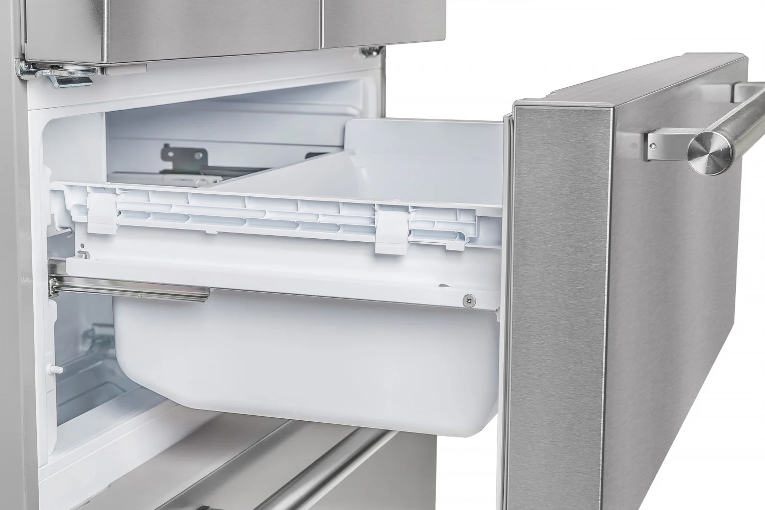 Forno Moena 36" 19.2 Cu.Ft. Stainless Steel Counter-Depth French Door Refrigerator with Ice Maker - FFRBI1820-36SB - Image 14