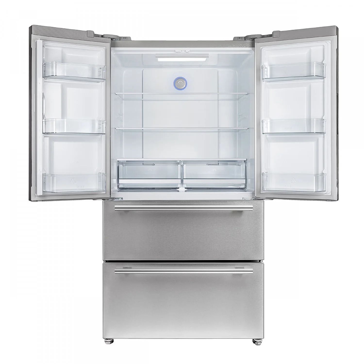 Forno Moena 36" 19.2 Cu.Ft. Stainless Steel Counter-Depth French Door Refrigerator with Ice Maker - FFRBI1820-36SB - Image 4