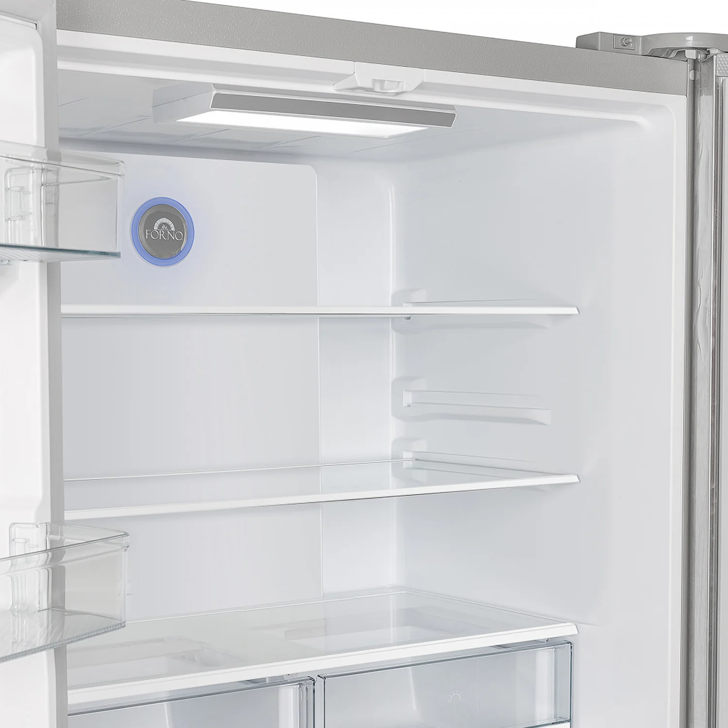 Forno Moena 36" 19.2 Cu.Ft. Stainless Steel Counter-Depth French Door Refrigerator with Ice Maker - FFRBI1820-36SB - Image 7