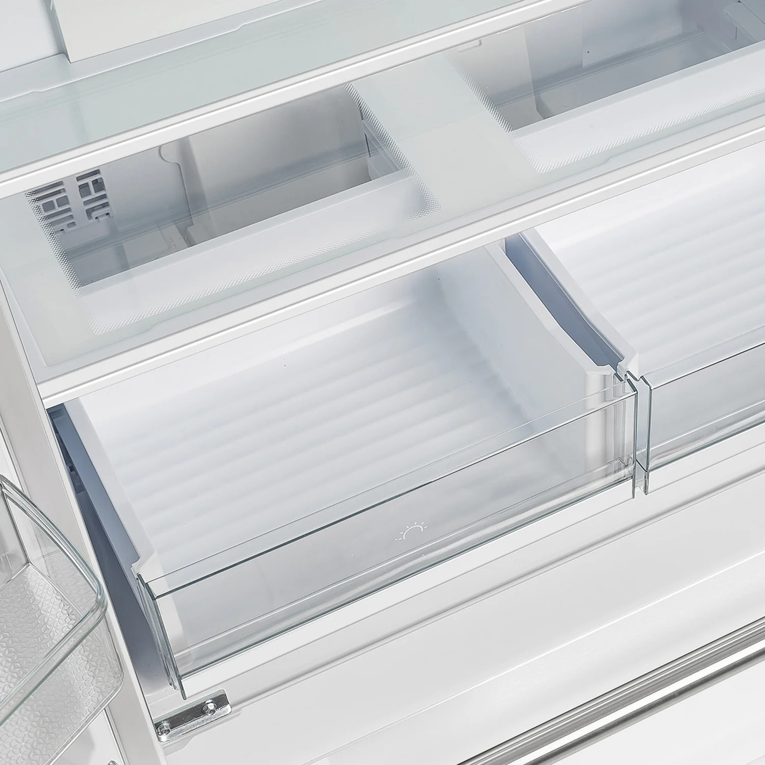 Forno Moena 36" 19.2 Cu.Ft. White Counter-Depth French Door Refrigerator with Ice Maker - FFRBI1820-36WHT - Image 9