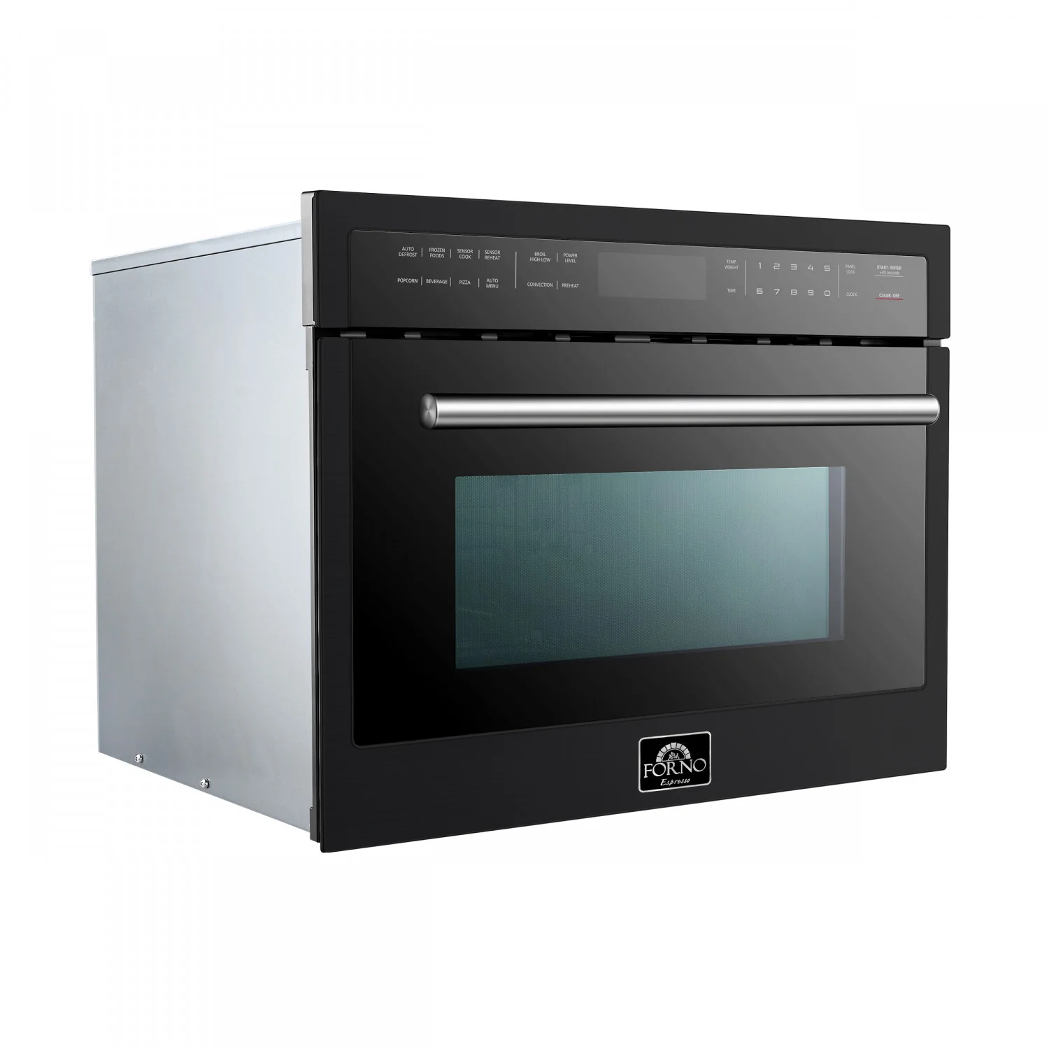 Forno Oliena Black 24" Built-In Microwave Convection Oven (1.6 Cu. Ft.) - FMWDR3093-24BLK - Image 2