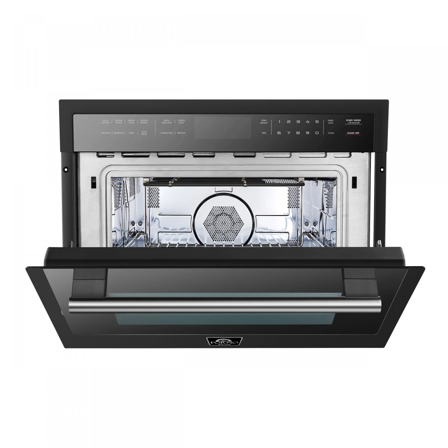 Forno Oliena Black 24" Built-In Microwave Convection Oven (1.6 Cu. Ft.) - FMWDR3093-24BLK - Image 3