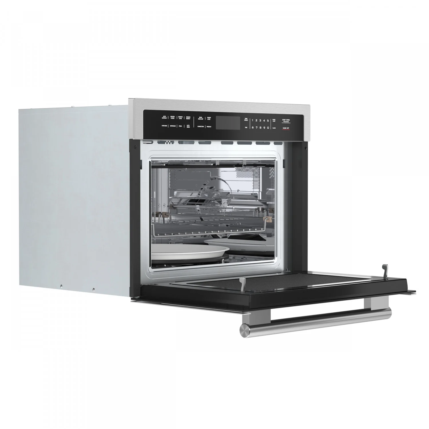 Forno Oliena Stainless Steel 24" Built-In Microwave Convection Oven (1.6 Cu. Ft.) - FMWDR3093-24 - Image 6