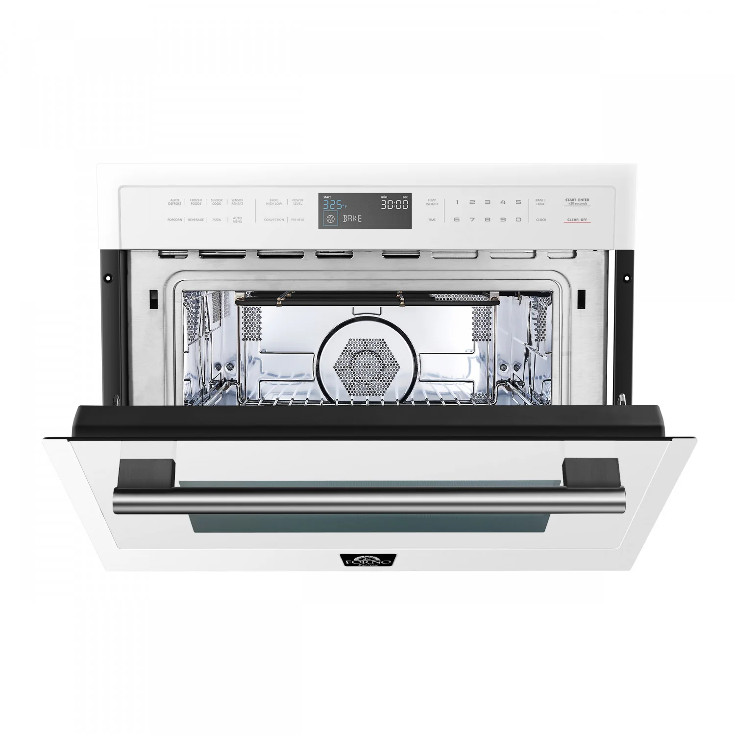 Forno Oliena White 24" Built-In Microwave Convection Oven (1.6 Cu. Ft.) - FMWDR3093-24WHT - Image 3