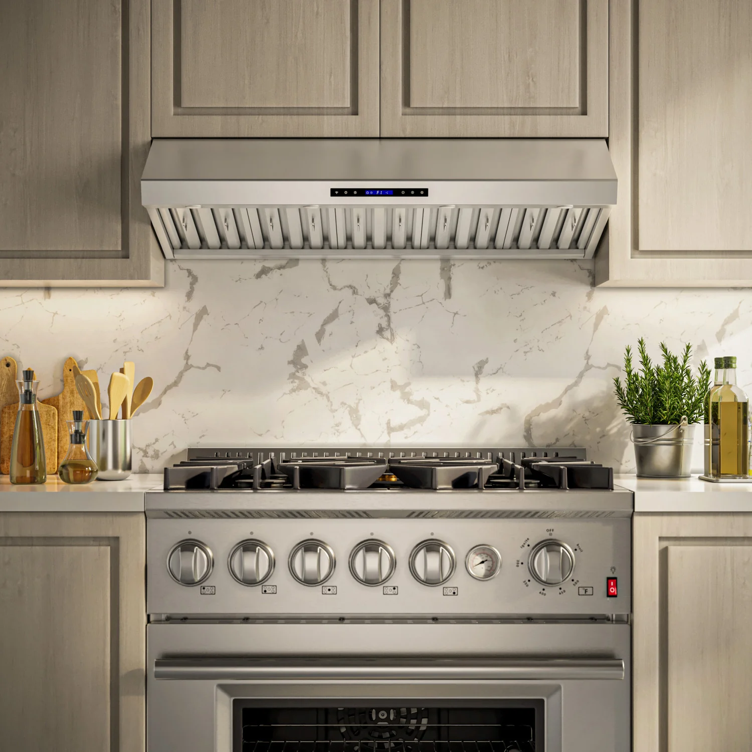 Forno Palazzo Stainless Steel 60" 1000 CFM Wall Mounted Range Hood - FRHWM5030-60 - Image 7