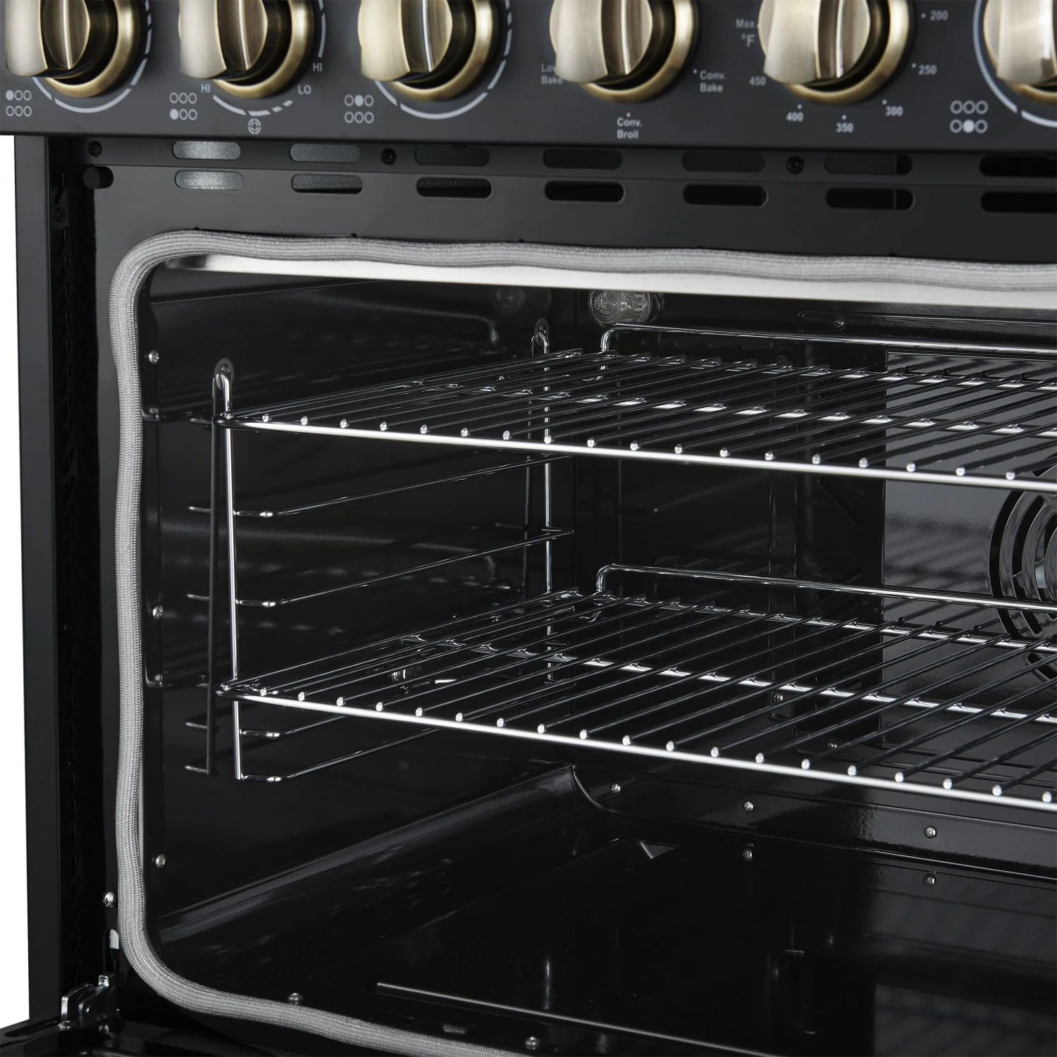 Forno Paolo 36" Black Freestanding Electric Range with True Convection (5.44 Cu. Ft.) - FFSEL6011-36BLK - Image 10