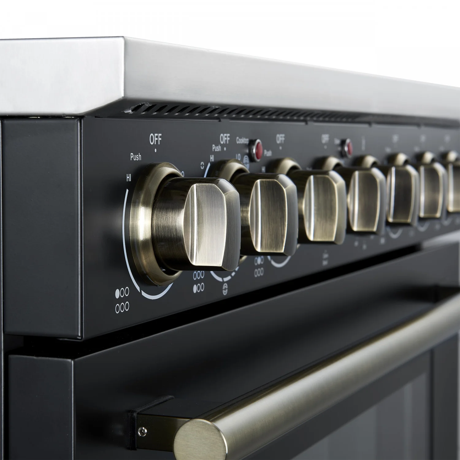 Forno Paolo 36" Black Freestanding Electric Range with True Convection (5.44 Cu. Ft.) - FFSEL6011-36BLK - Image 8