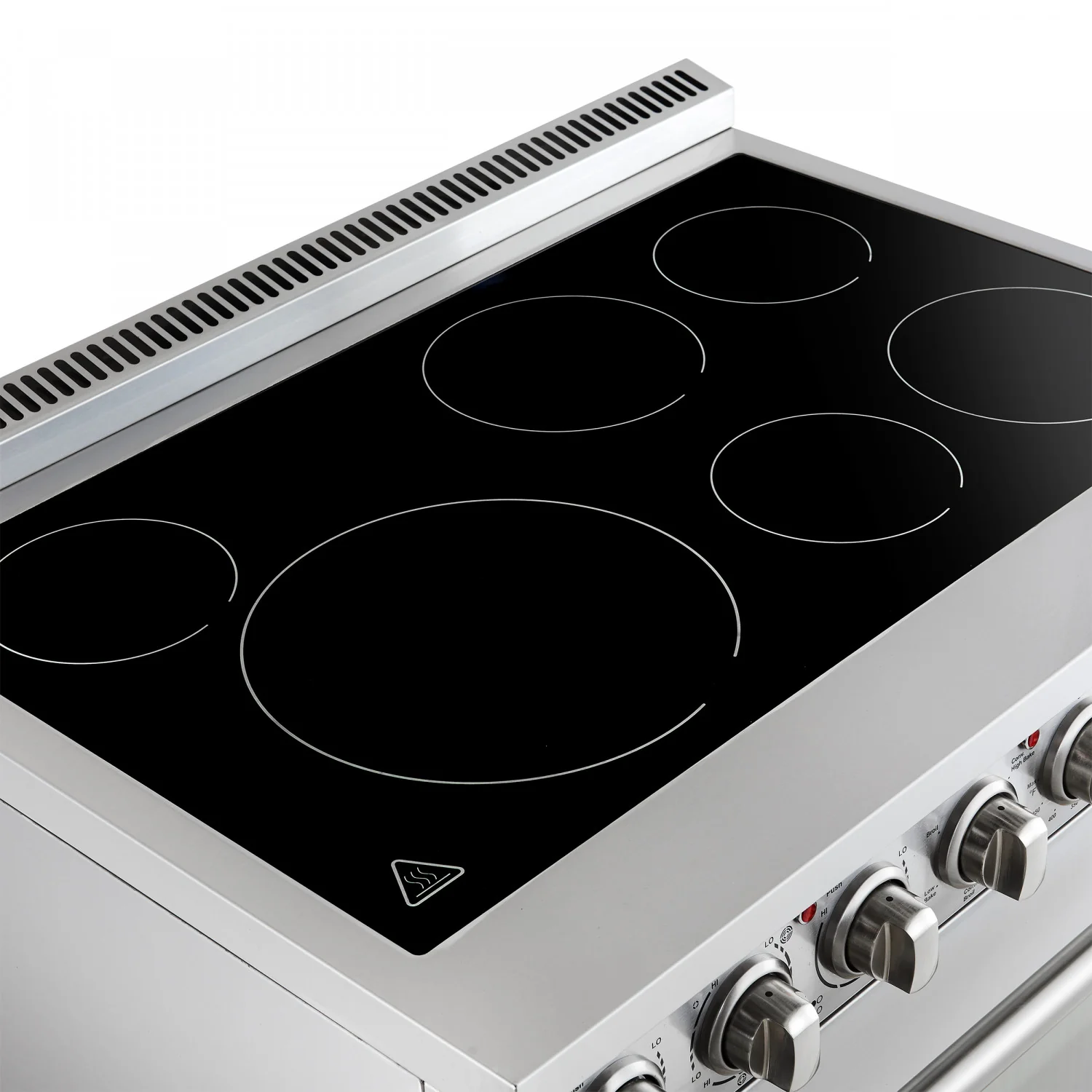 Forno Paolo 36" Stainless Steel Freestanding Electric Range with True Convection (5.44 Cu. Ft.) - FFSEL6011-36 - Image 7
