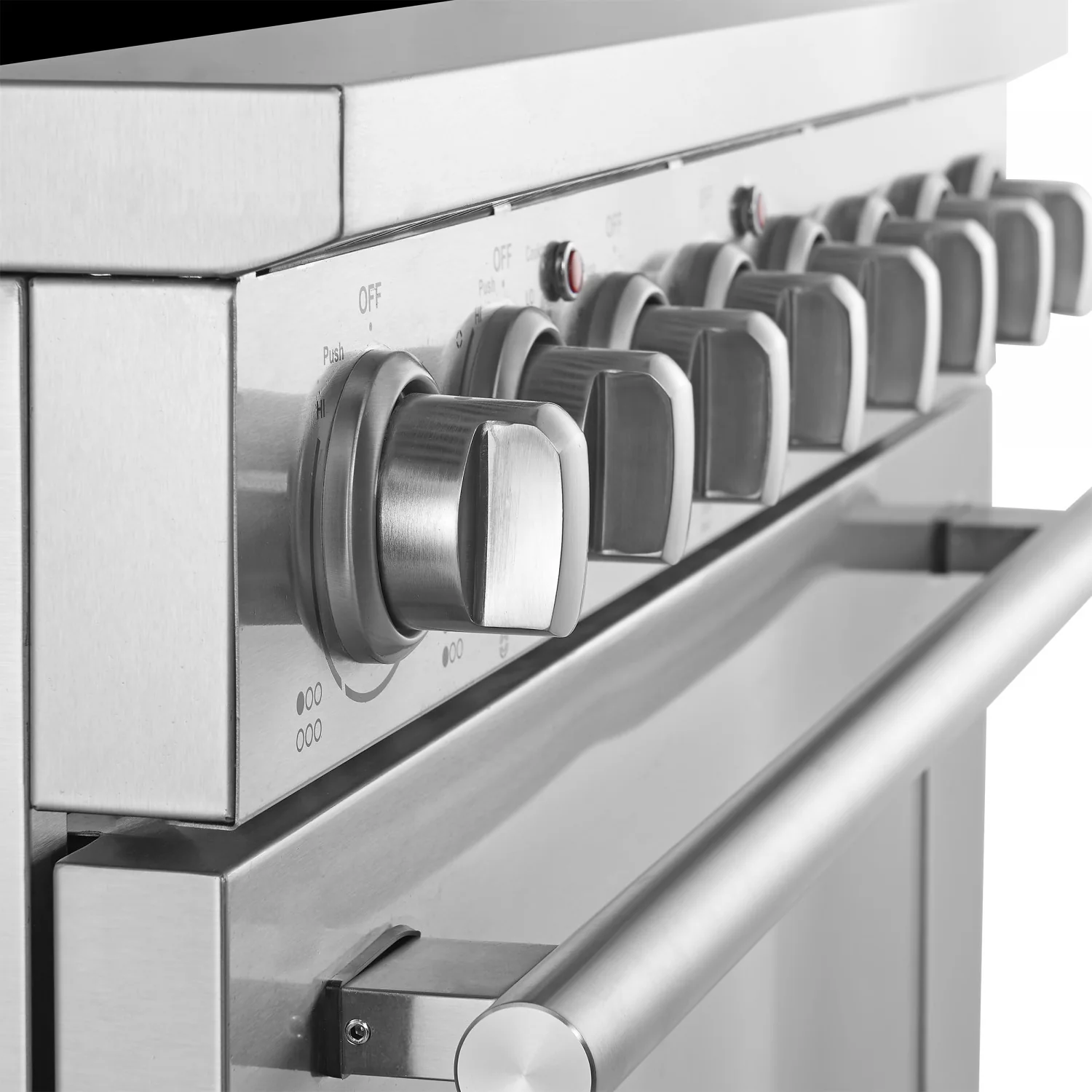 Forno Paolo 36" Stainless Steel Freestanding Electric Range with True Convection (5.44 Cu. Ft.) - FFSEL6011-36 - Image 8