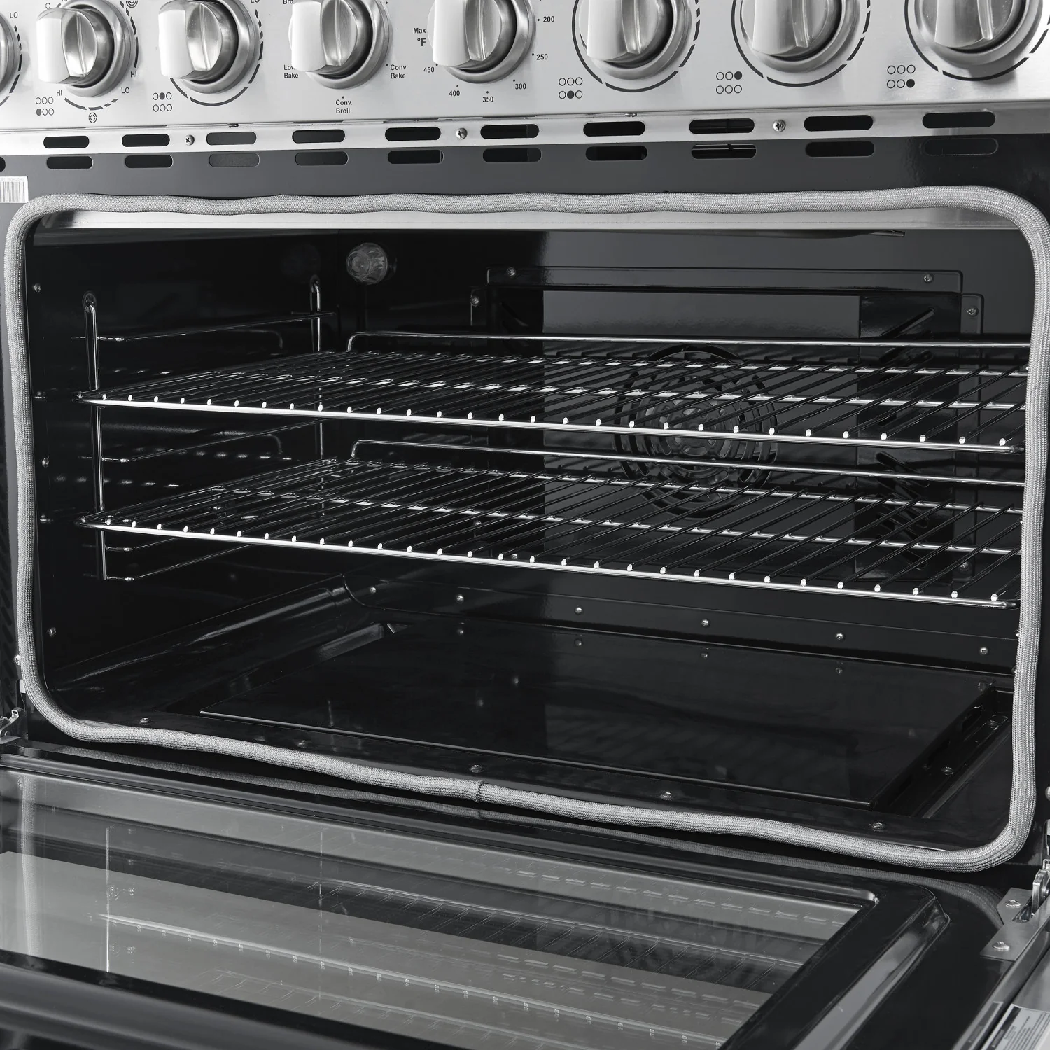 Forno Paolo 36" Stainless Steel Freestanding Electric Range with True Convection (5.44 Cu. Ft.) - FFSEL6011-36 - Image 9