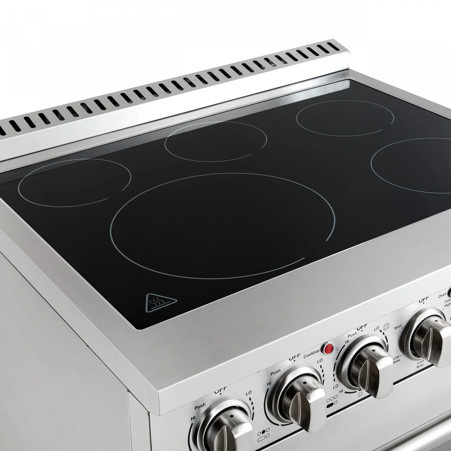 Forno Paolo Stainless Steel Freestanding Electric Range with True Convection (4.38 Cu. Ft.) - FFSEL6011-30 - Image 4