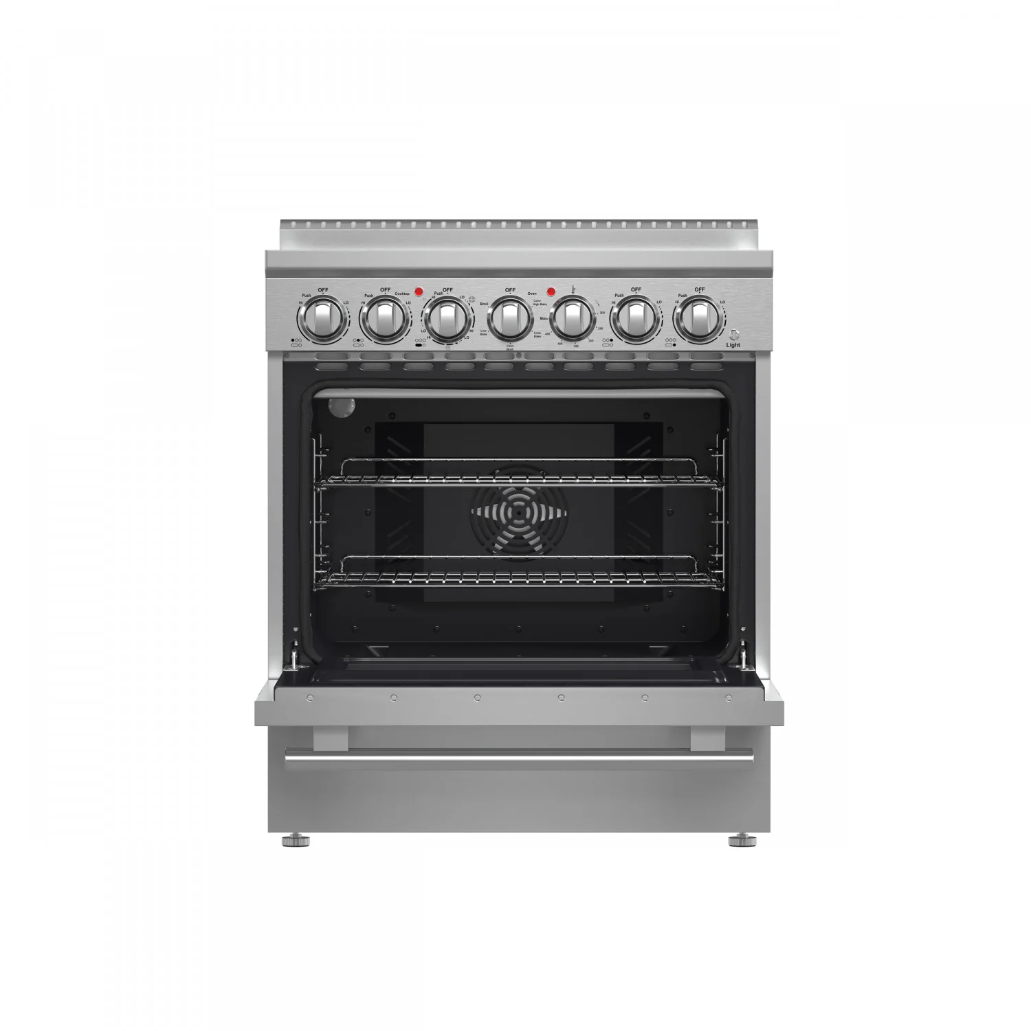 Forno Paolo Stainless Steel Freestanding Electric Range with True Convection (4.38 Cu. Ft.) - FFSEL6011-30 - Image 5