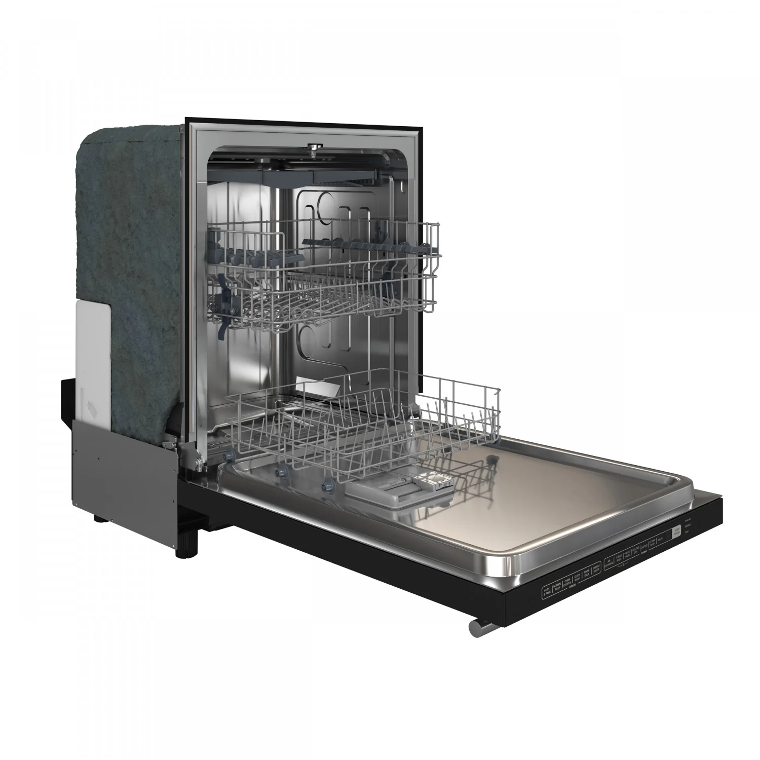 Forno Pozzo Black Built-in Top Control Dishwasher (49 dBa) - FDWBI8067-24BLK - Image 12