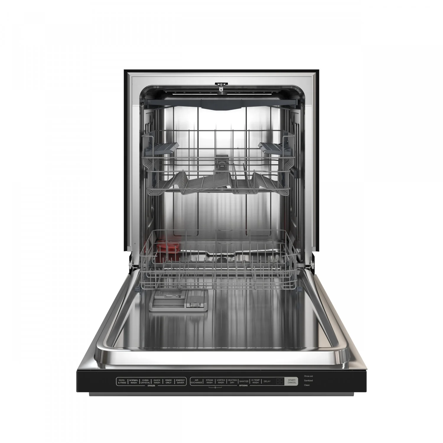 Forno Pozzo Black Built-in Top Control Dishwasher (49 dBa) - FDWBI8067-24BLK - Image 9